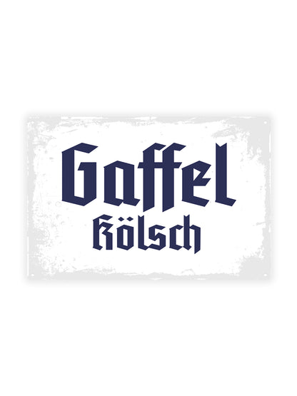 Gaffel Kölsch - Metal Wall Sign