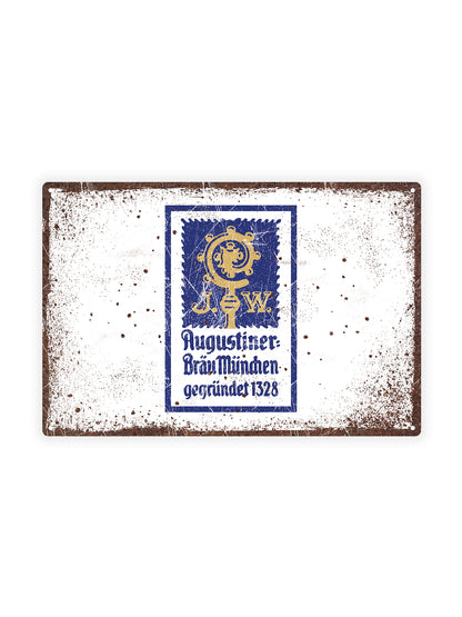 Augustiner: BrauMunchen - Metal Wall Sign