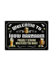 Welcome to my Bar - Met eigen naam