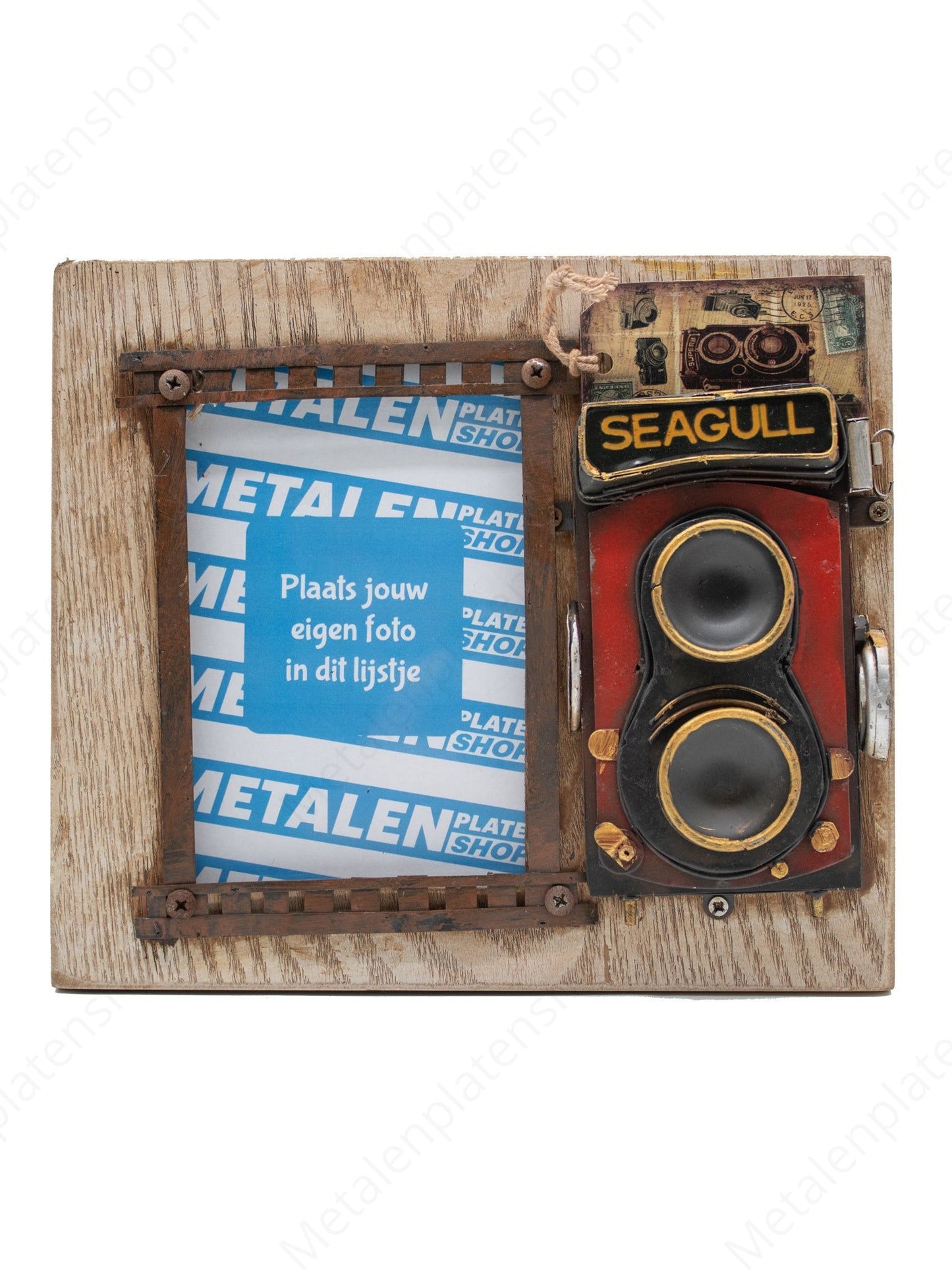 Fotorahmen Möwenkamera - 23x20cm - Mit eigenem Foto