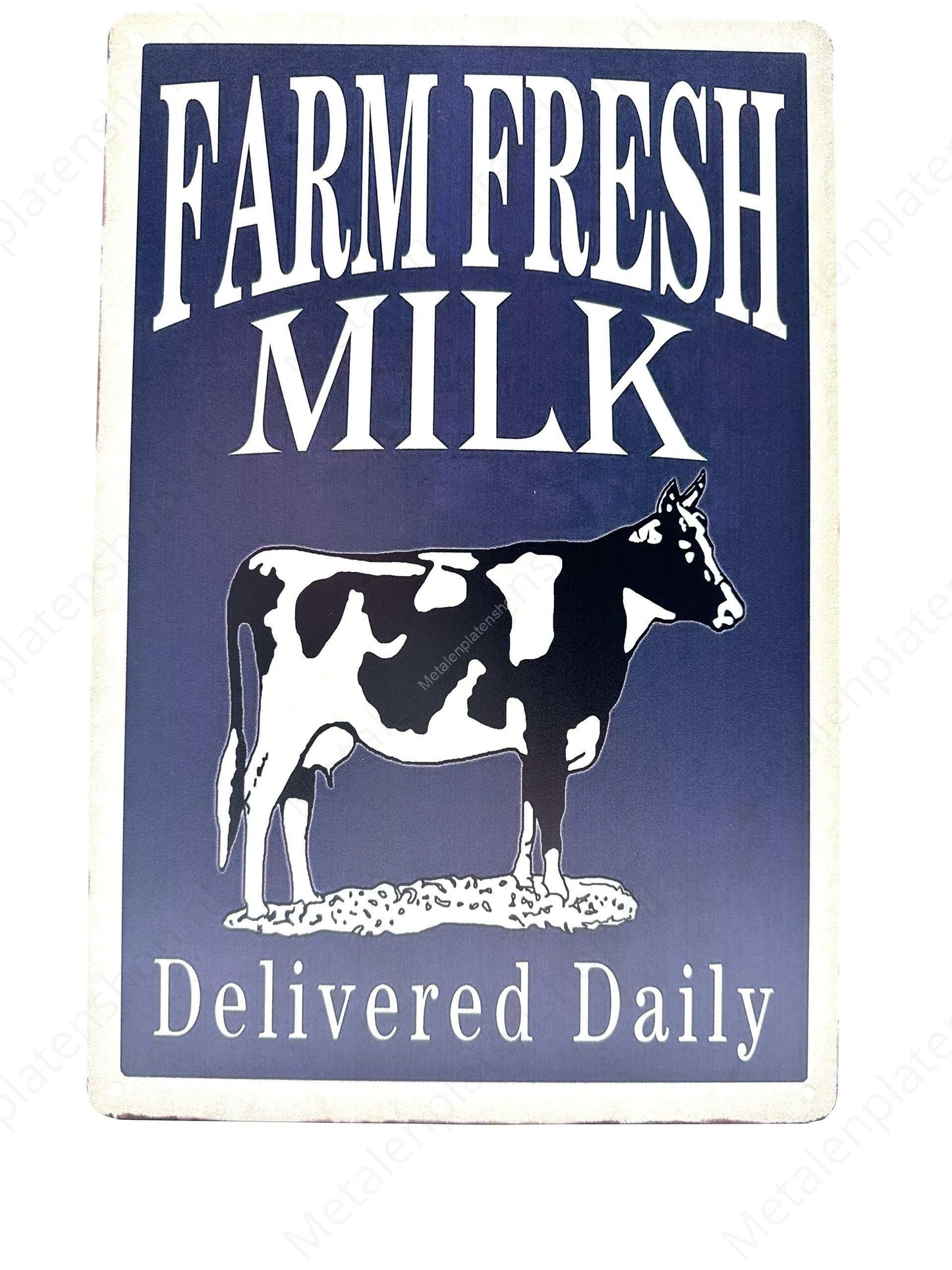 Farm Fresh MILK - Metal Wall Sign