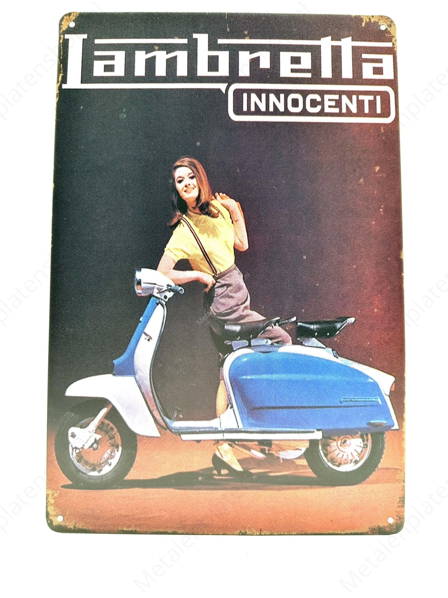 Lambretta Innocenti - Metal Wall Sign