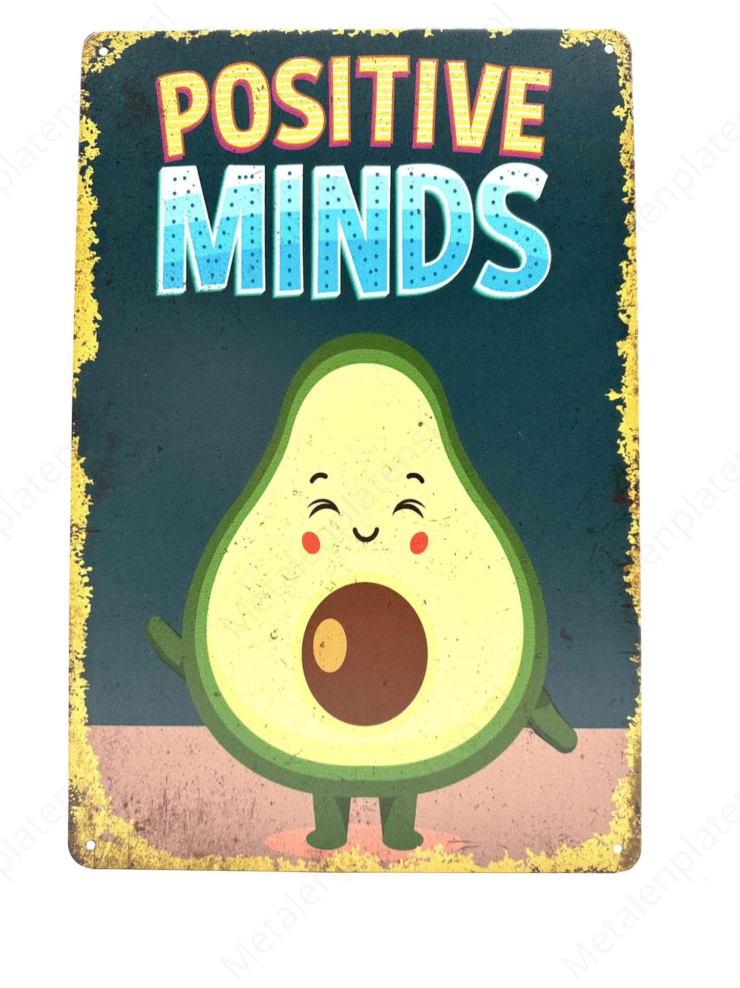 Positive Minds - Metal Wall Sign