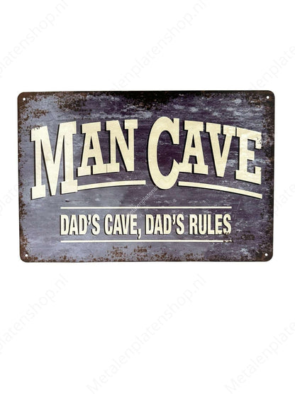 Man Cave Dads Cave, Dads Rules - Rules