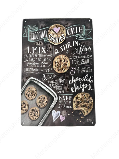 Chocolate Cookies Chip - Chalkboard