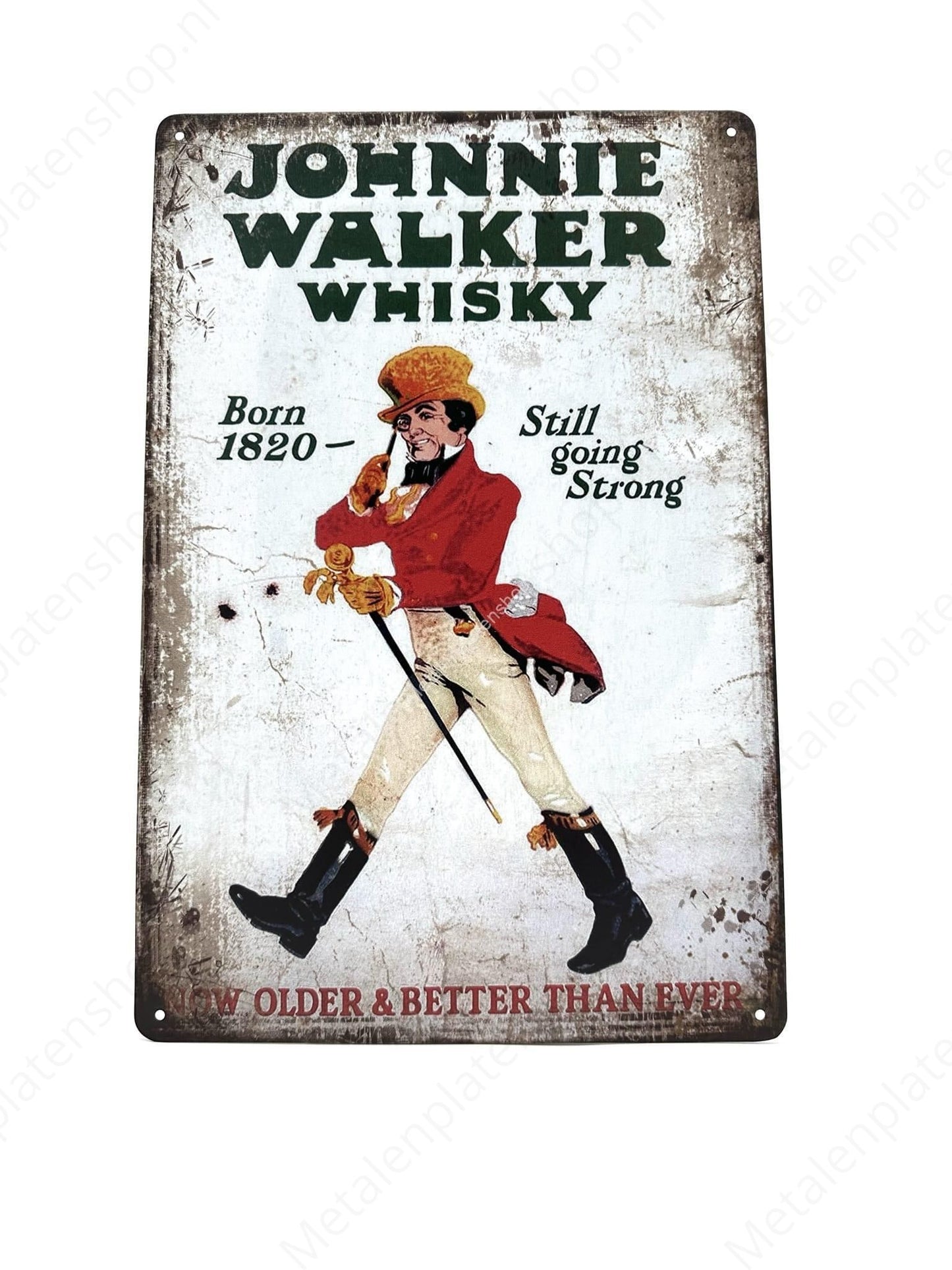 Johhnie Walker - Whisky - Metal Wall Sign