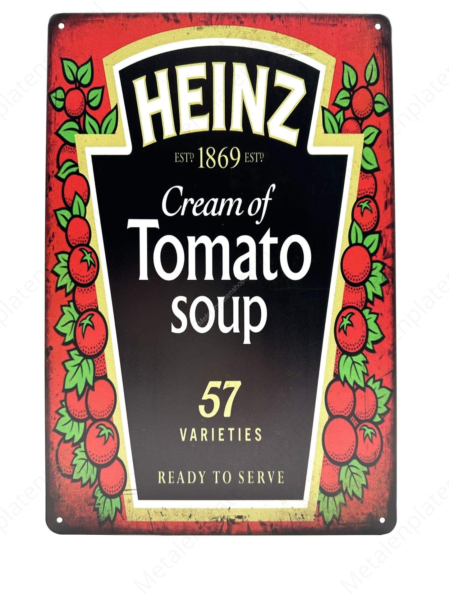 Heinz Tomato Soup - Metal Wall Sign