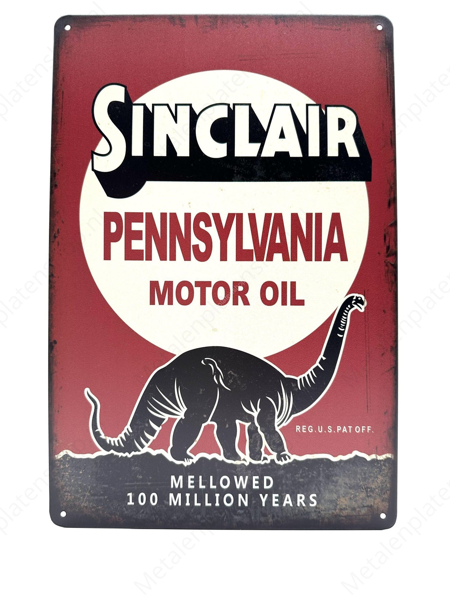 Sinclair - Metal Wall Sign