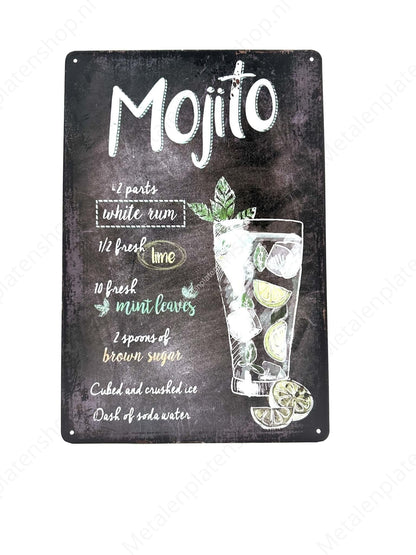 Mojito recipe - Drink - Chalkboard