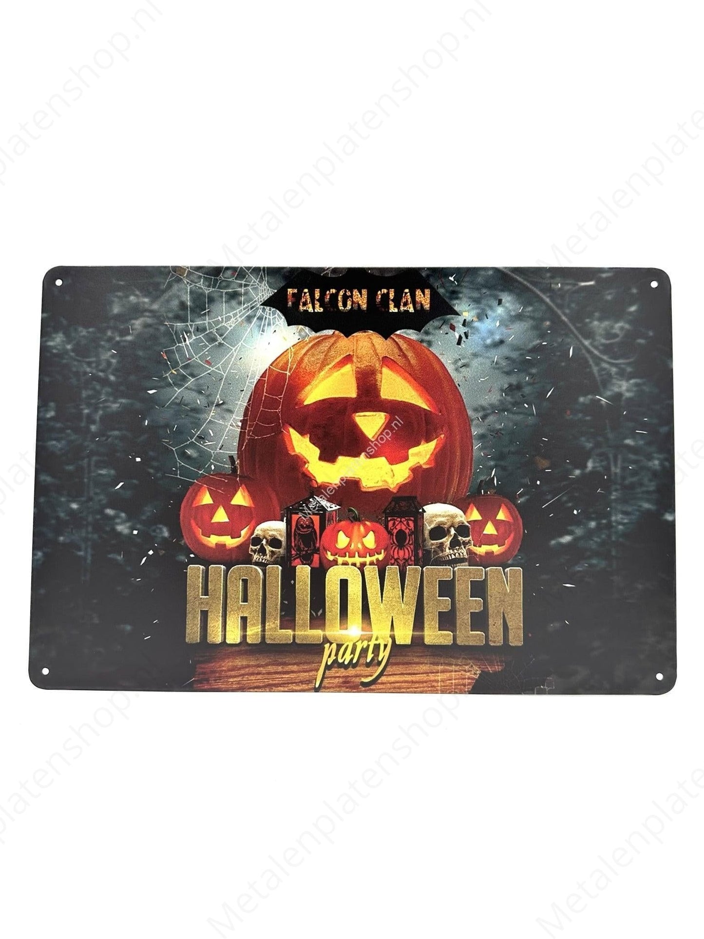 Halloween Night #1 - Metal Wall Sign