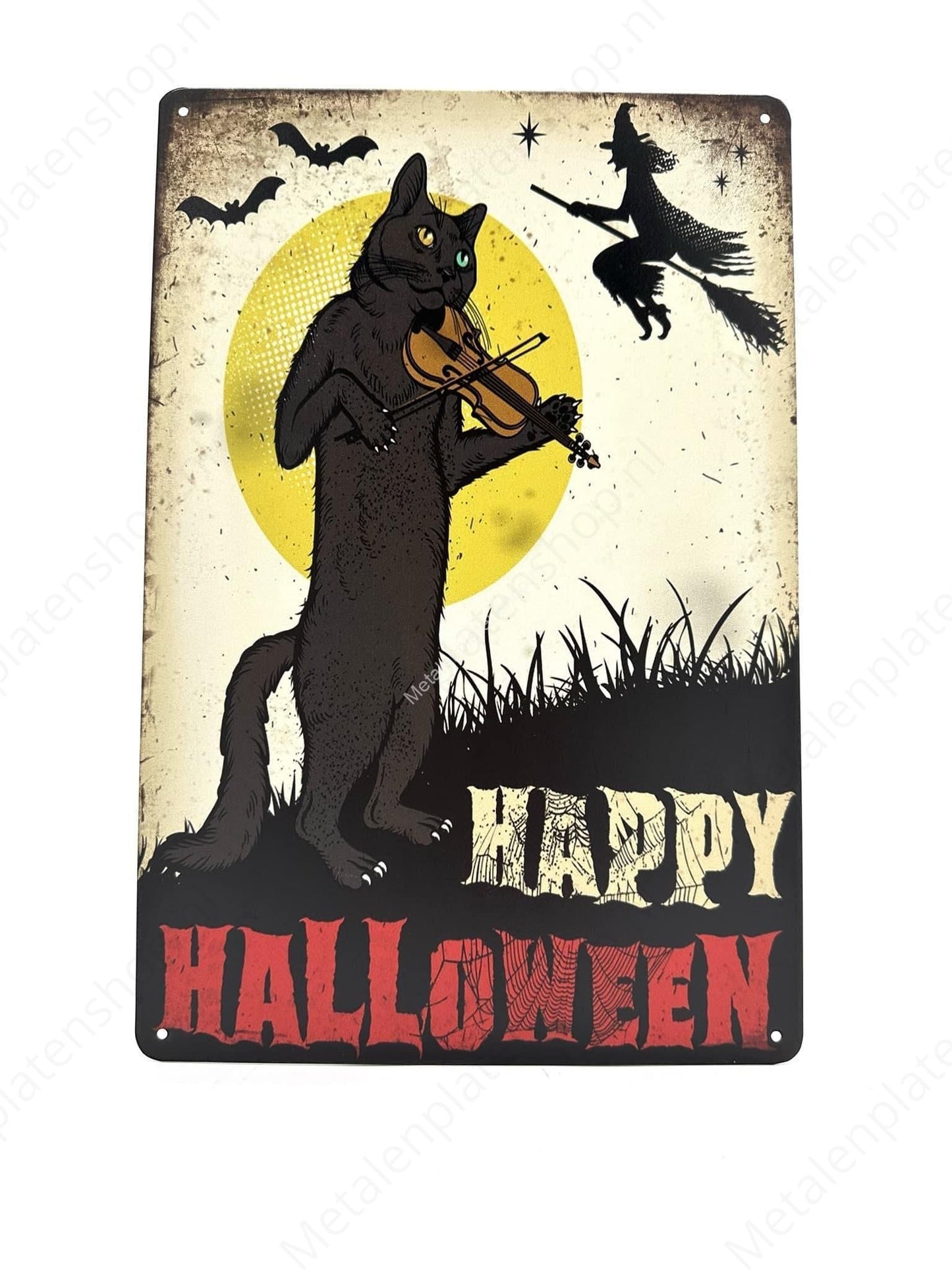 Happy Halloween - Metal Wall Sign