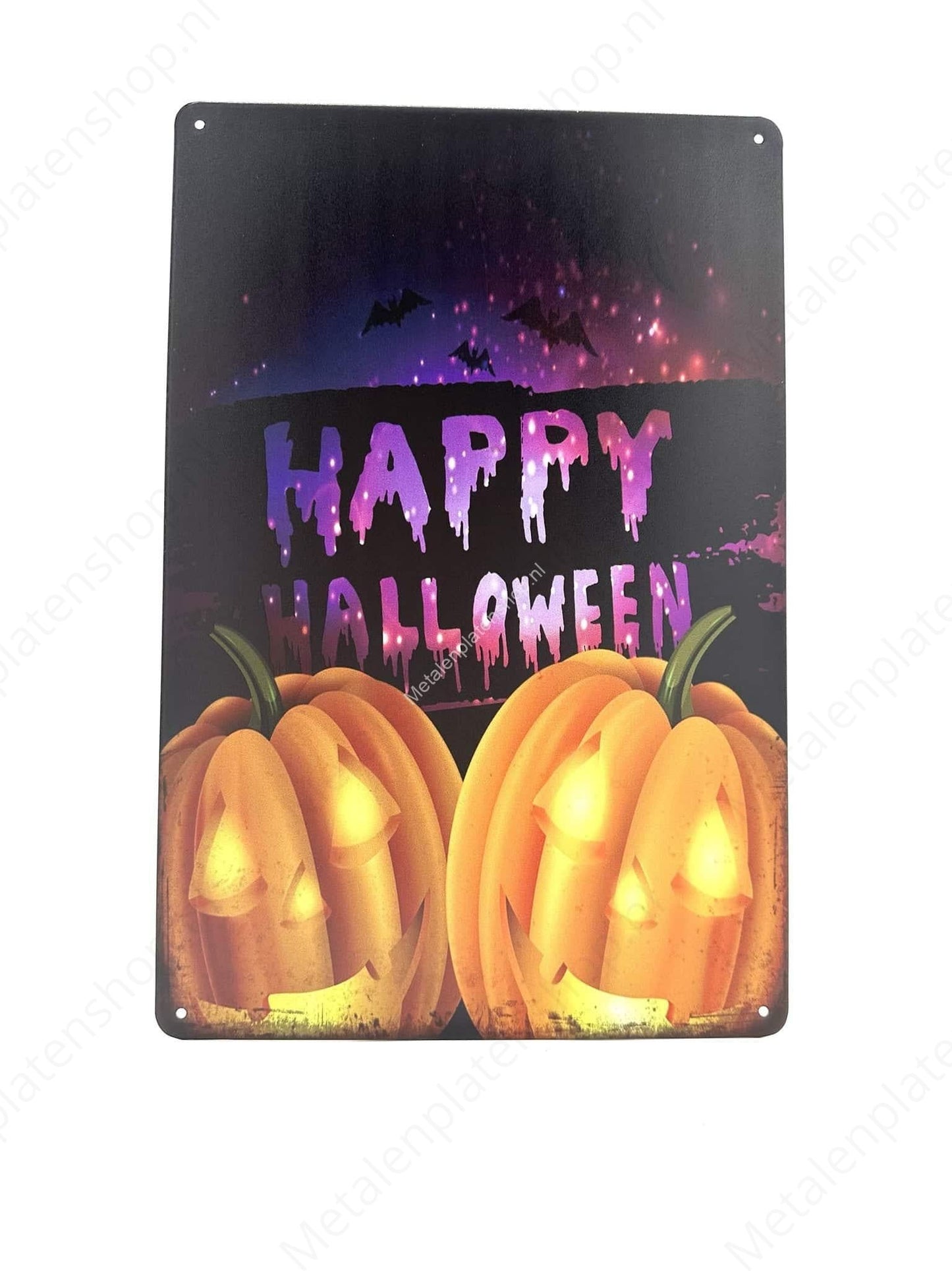 Happy Halloween 2 - Metal Wall Sign