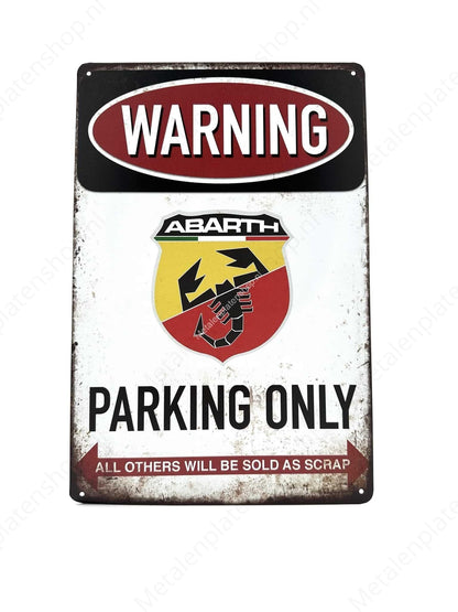 Abarth Parking Only - Parking
