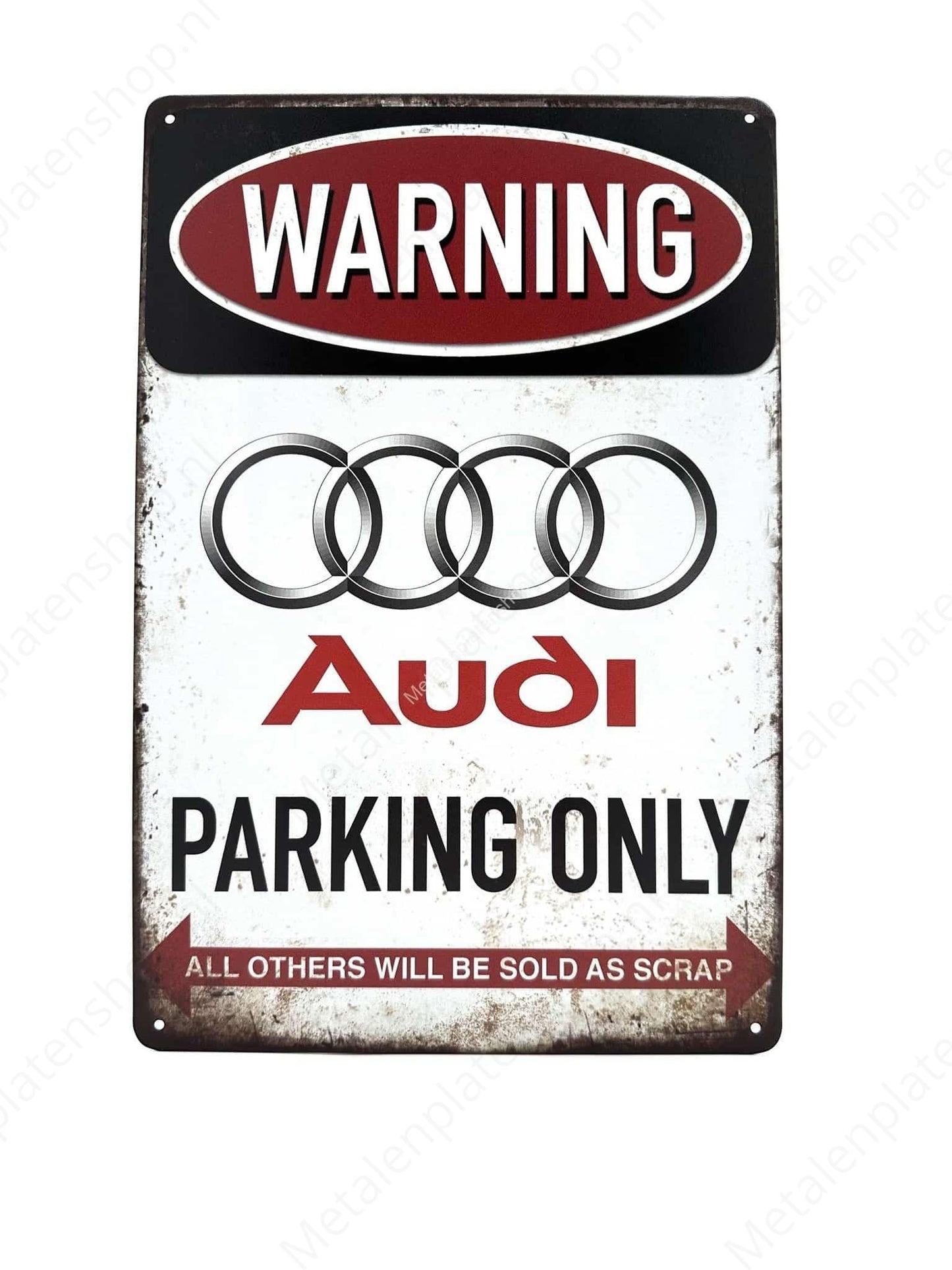 Audi Parking Only - Parkeren