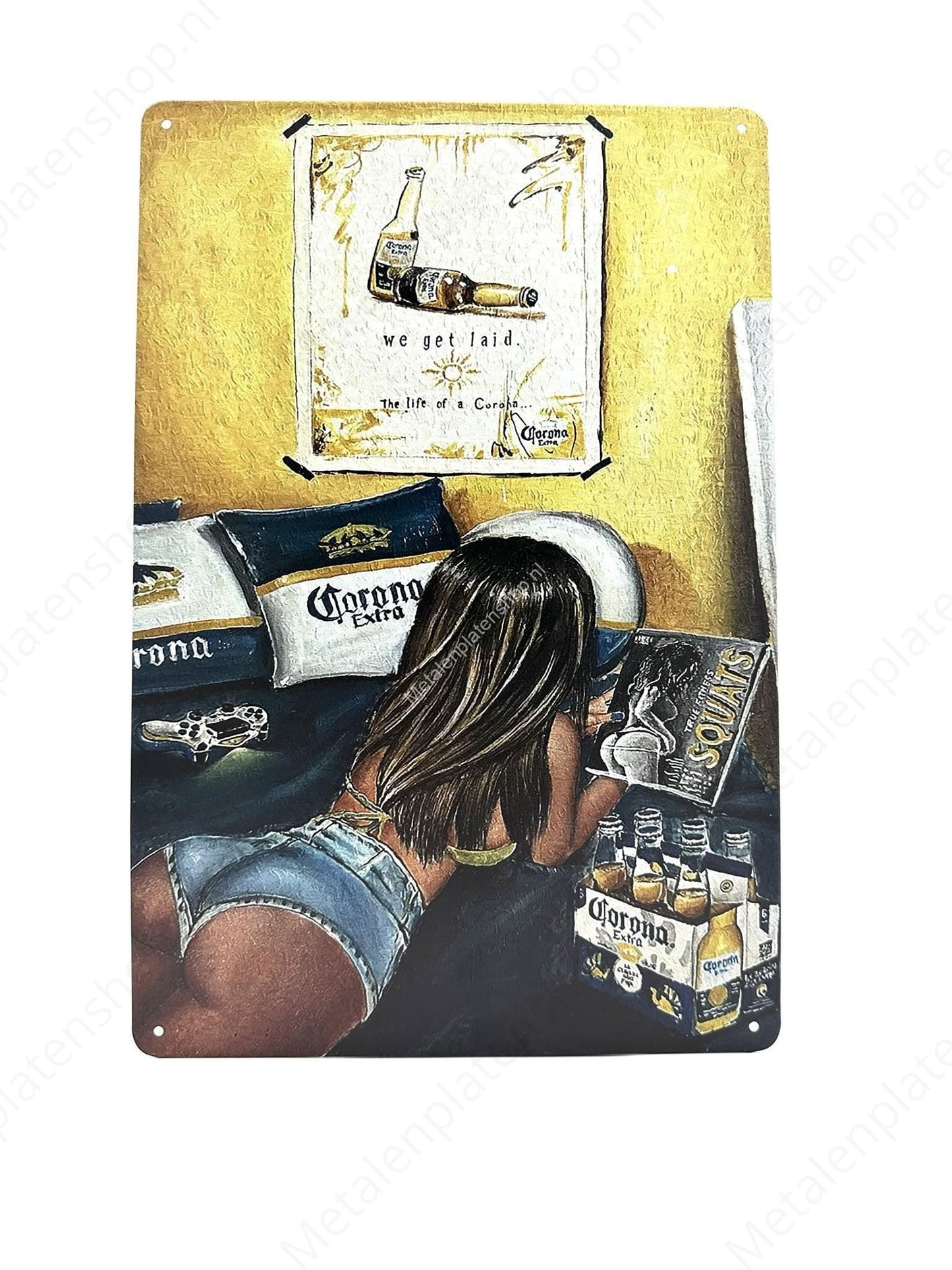 Corona with Woman - Beer