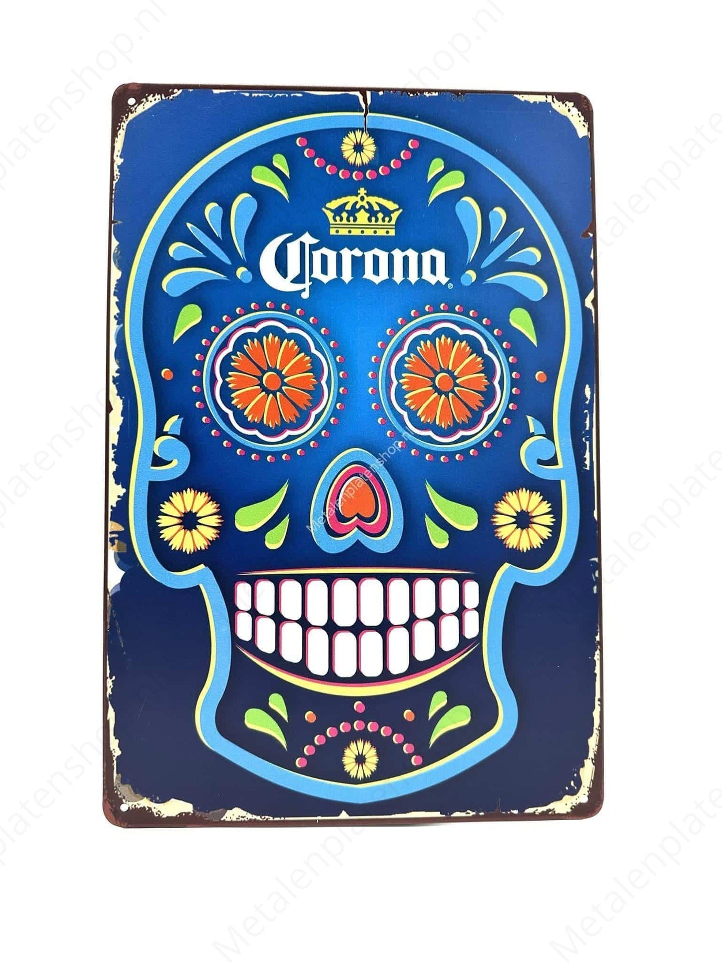 Corona Skull - Blue - beer