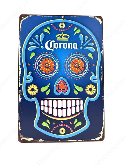 Corona Skull - Blue - beer