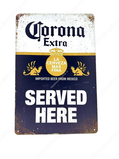 Corona Extra Served Here - Beer