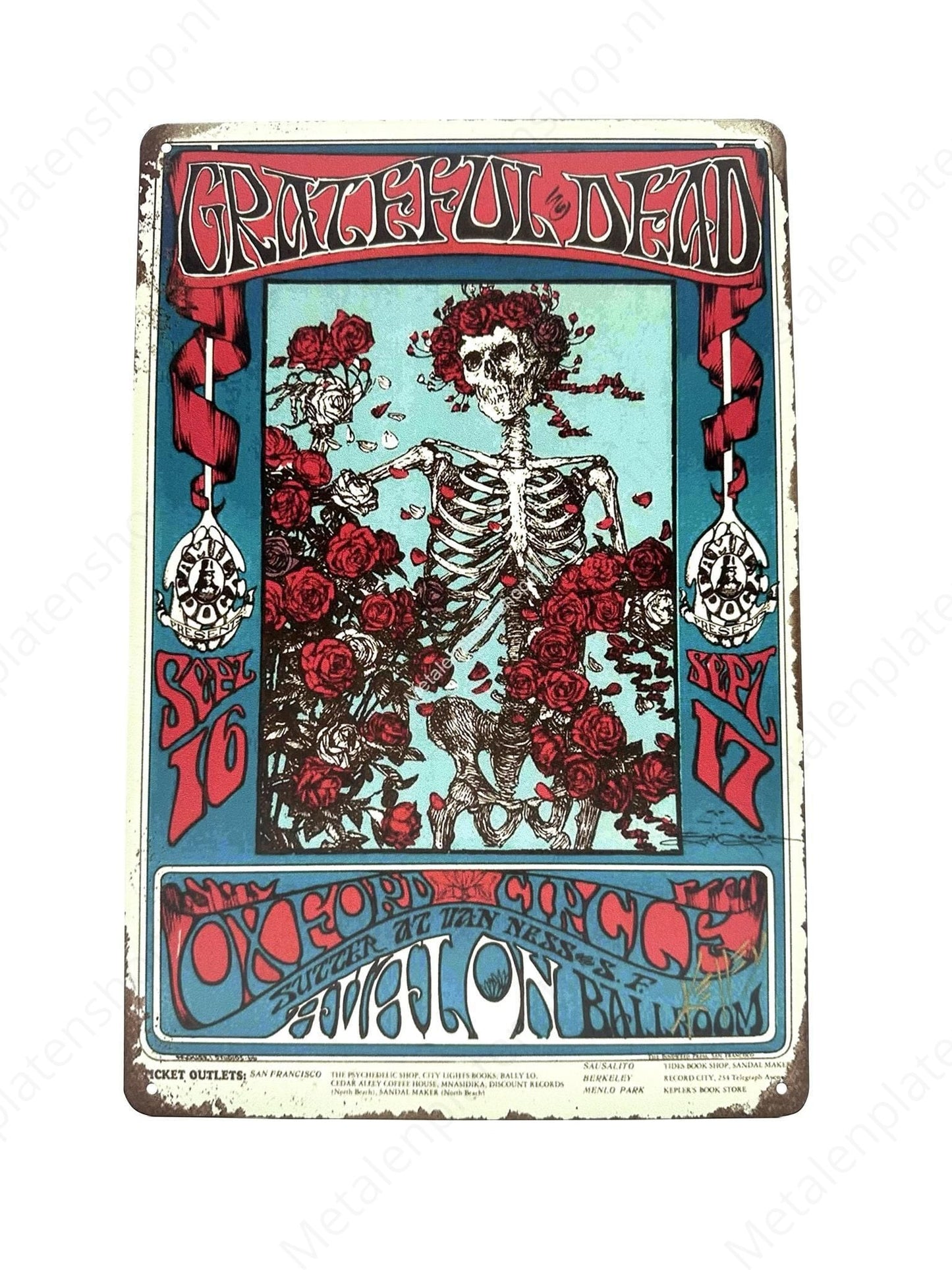 Grateful Dead – 16. September – Poster