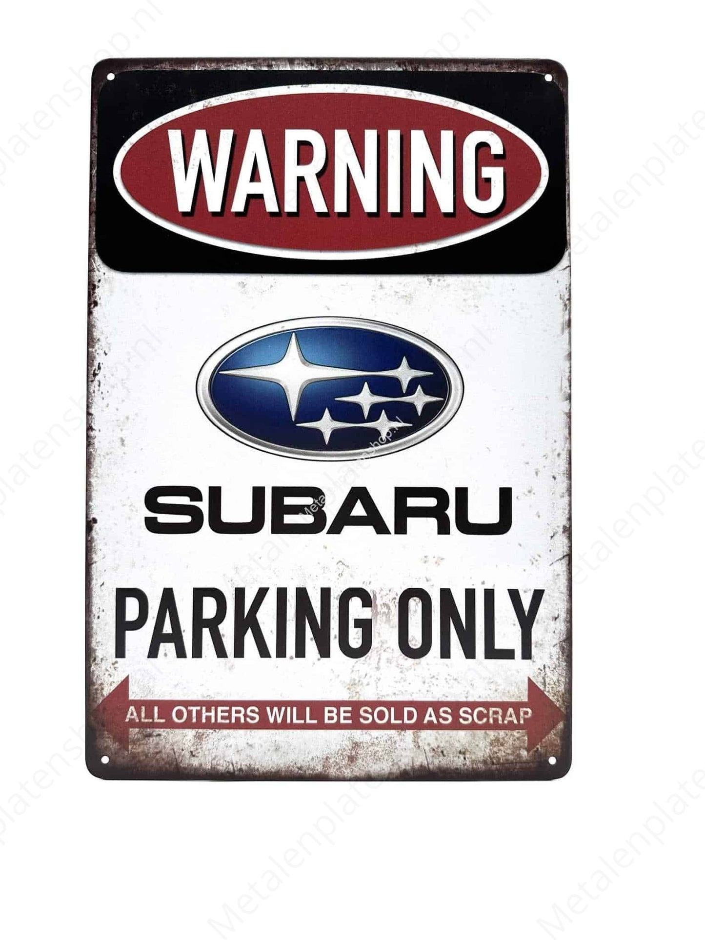 Subaru Parking Only - All others will be sold as scrap
