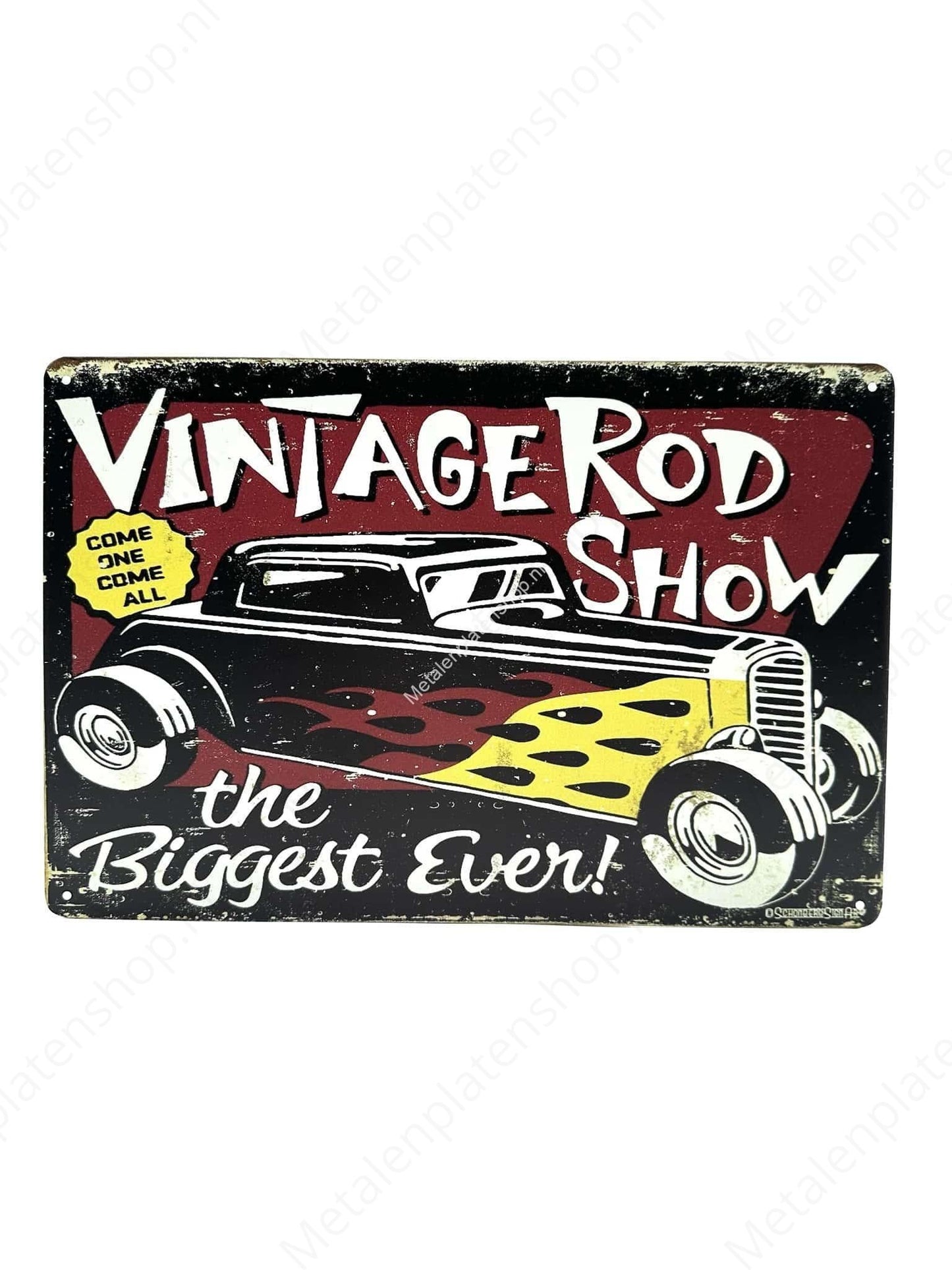 Vintage Rod Show - The Biggest Event - Metal Wall Sign