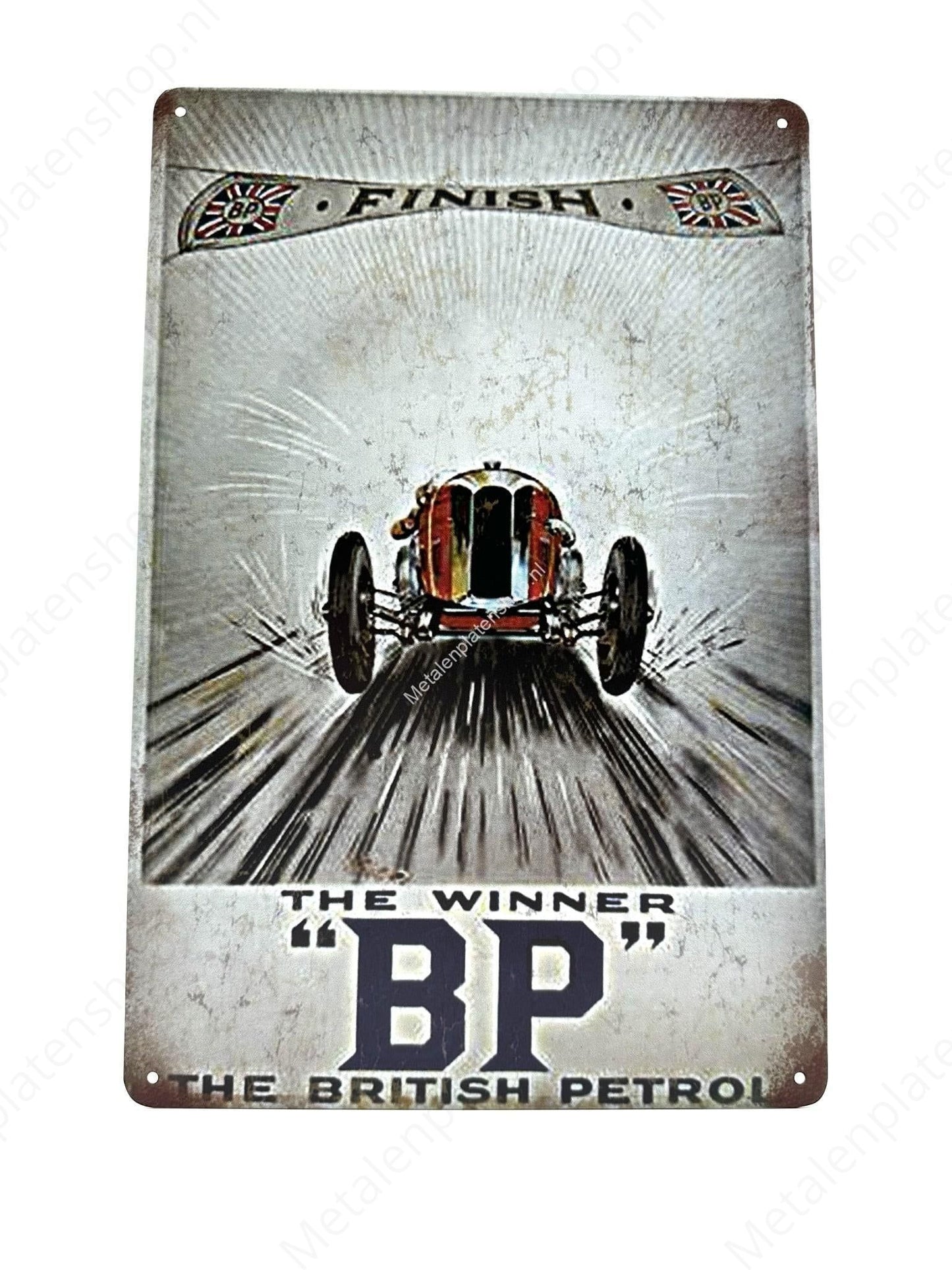 The Winner - BP - The British Petrol - Metal Wall Sign