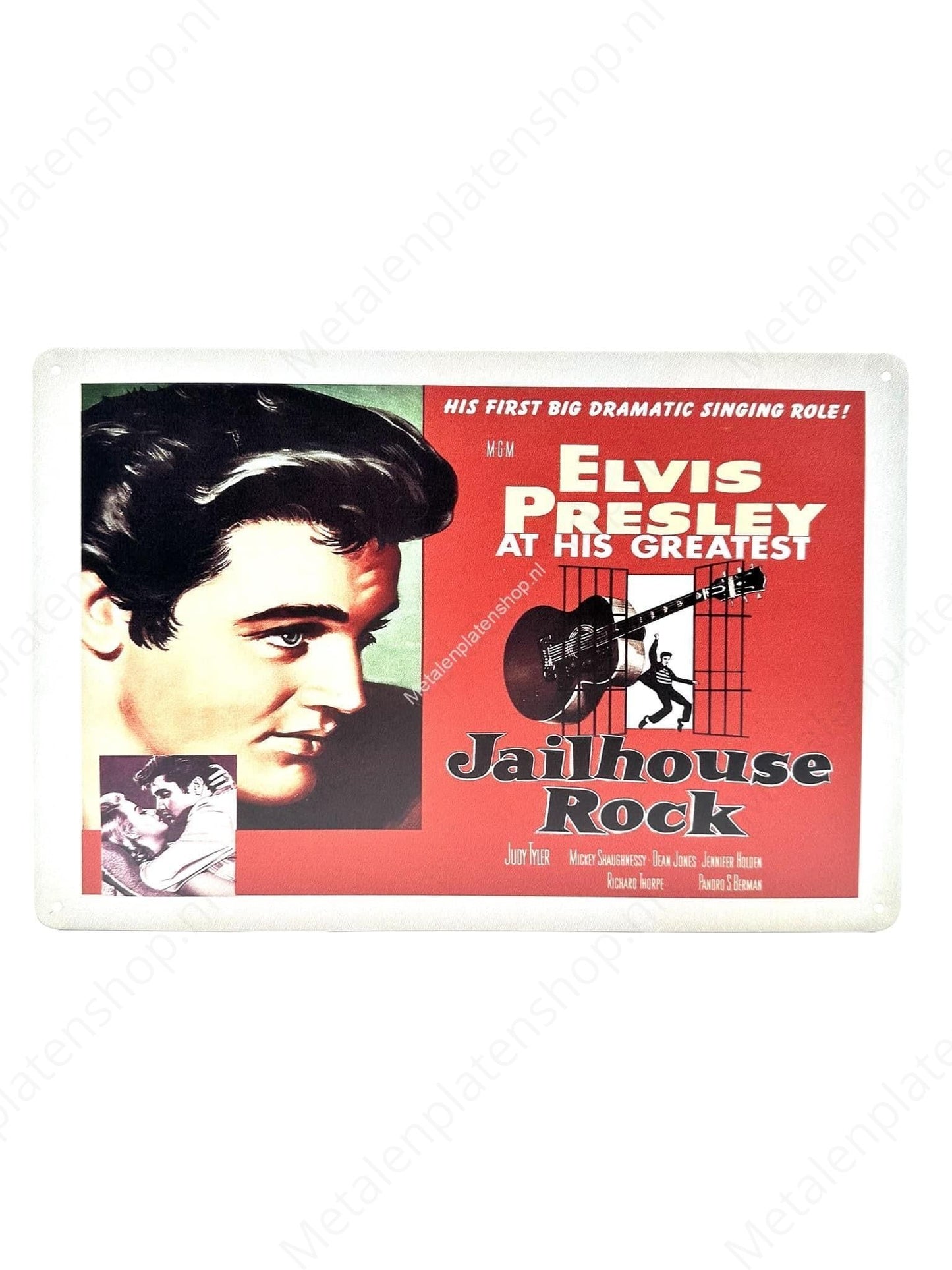 Elvis Presley - Jailhouse Rock - Metal Wall Sign