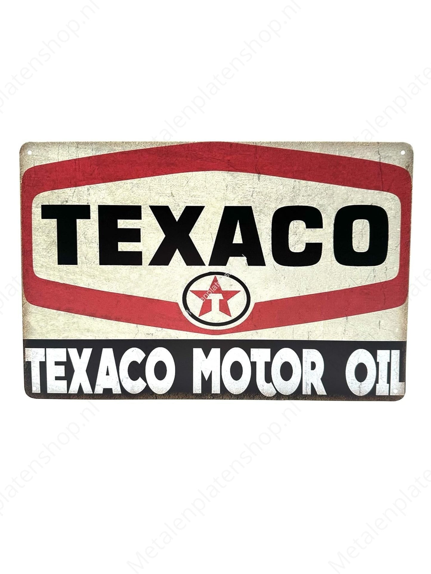 Texaco Motor Oil - Metal Wall Sign