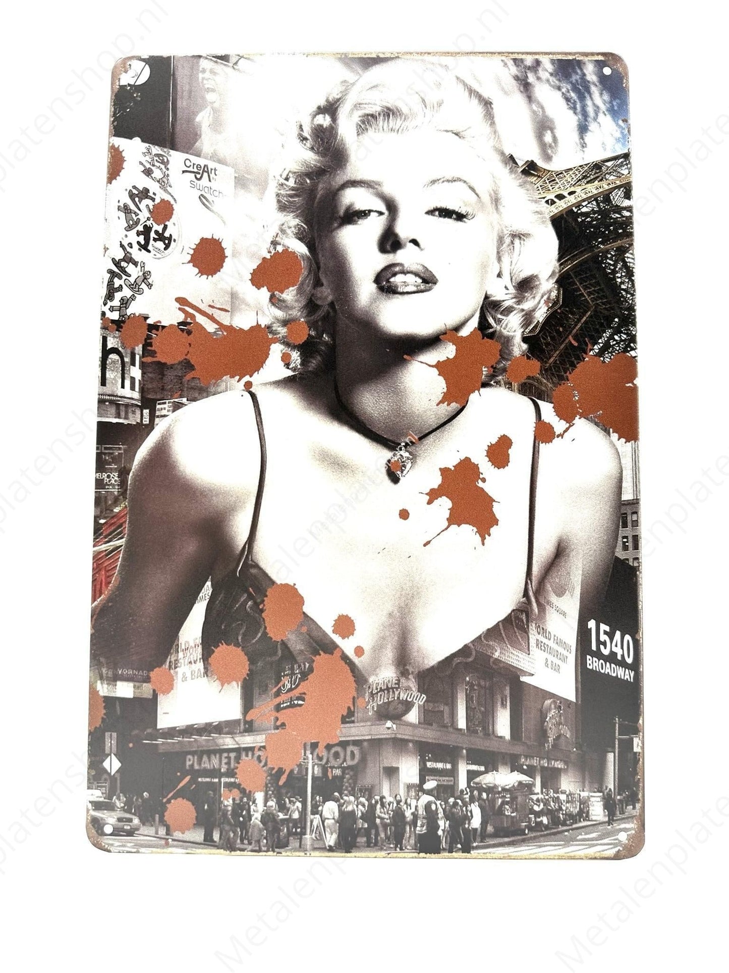 Marilyn Monroe - Metal Wall Sign