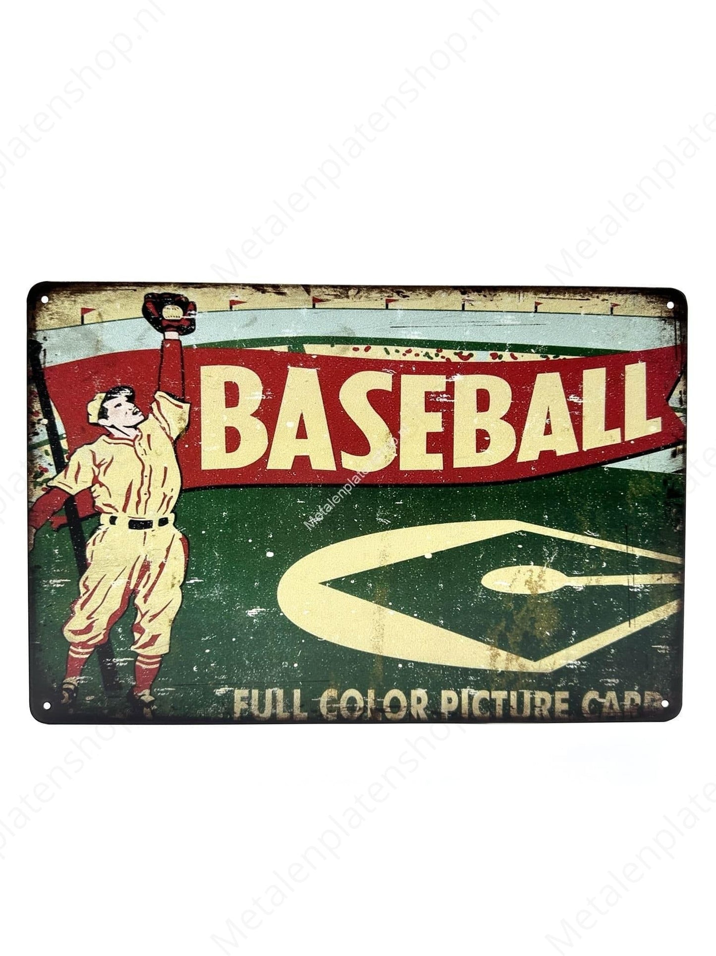Baseball - Vollfarbige Bildkarte