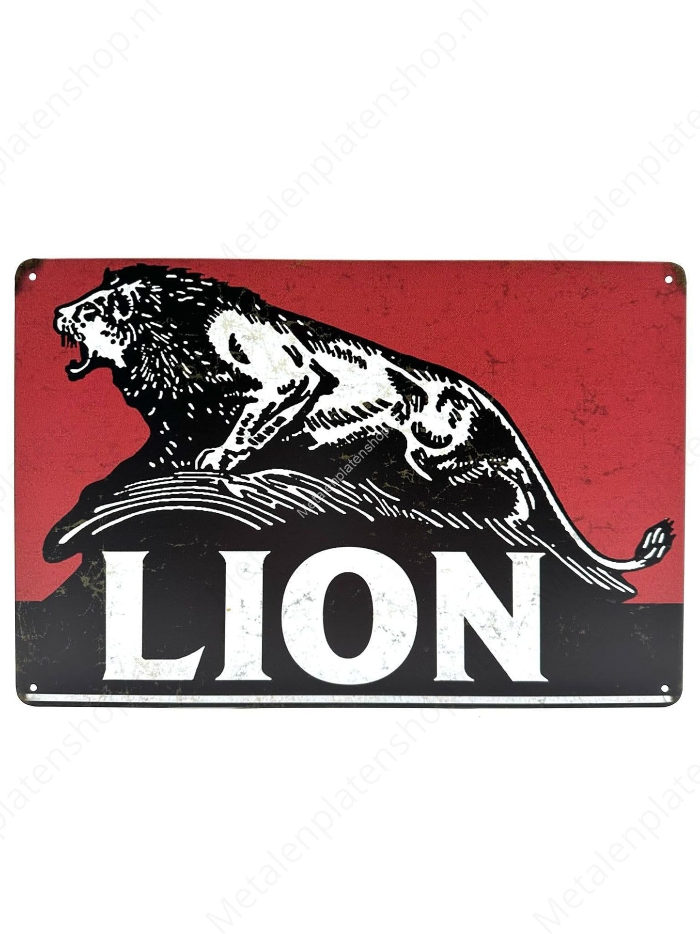 Lion - Motor Oil - Metal Wall Sign