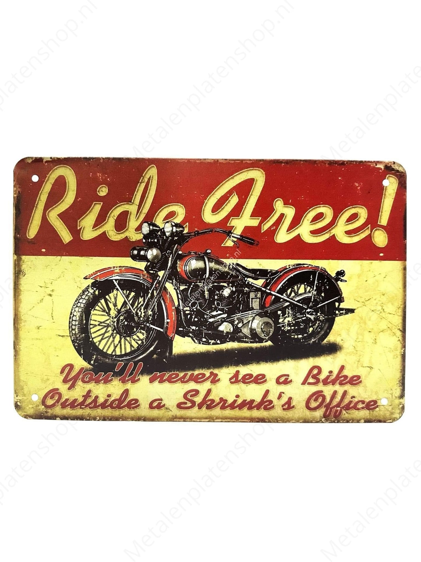 Ride Free - You'll never see a bike outside a shrink's office