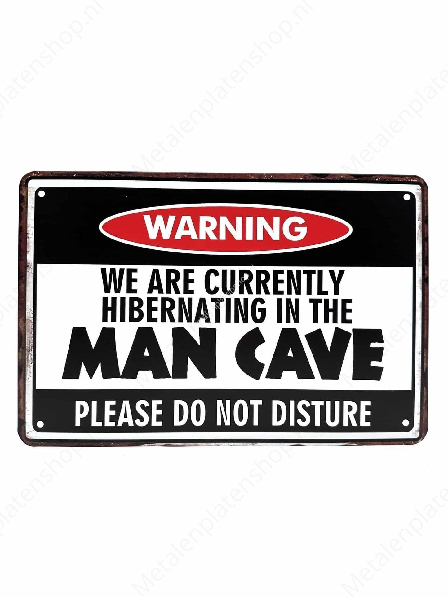 Warning - We are currently hibernating in the Mancave