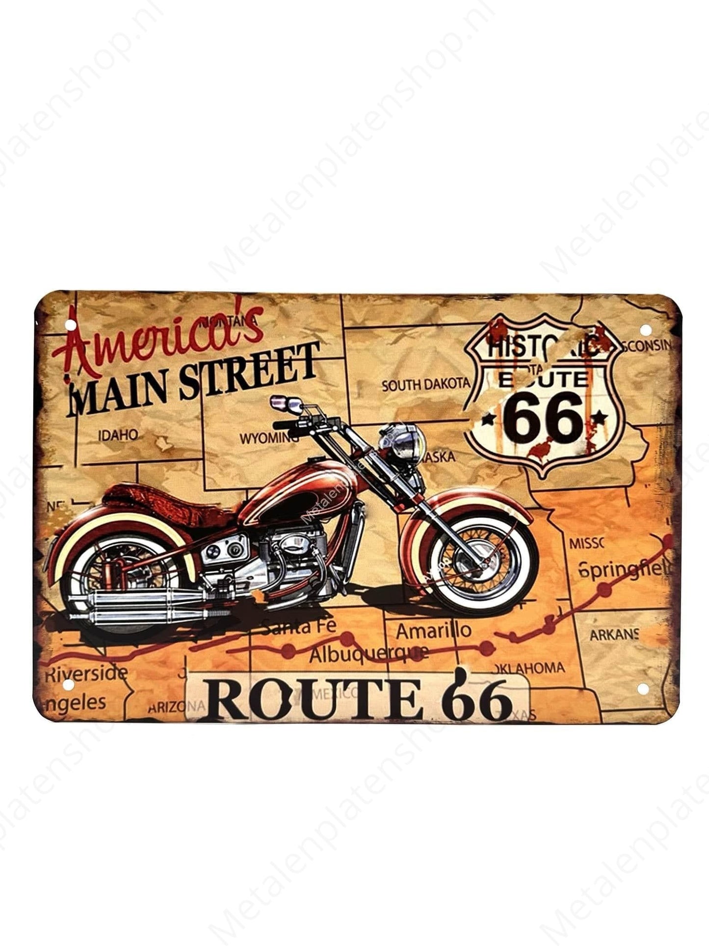 Amerikas Hauptstraße - Route 66 - Motorräder
