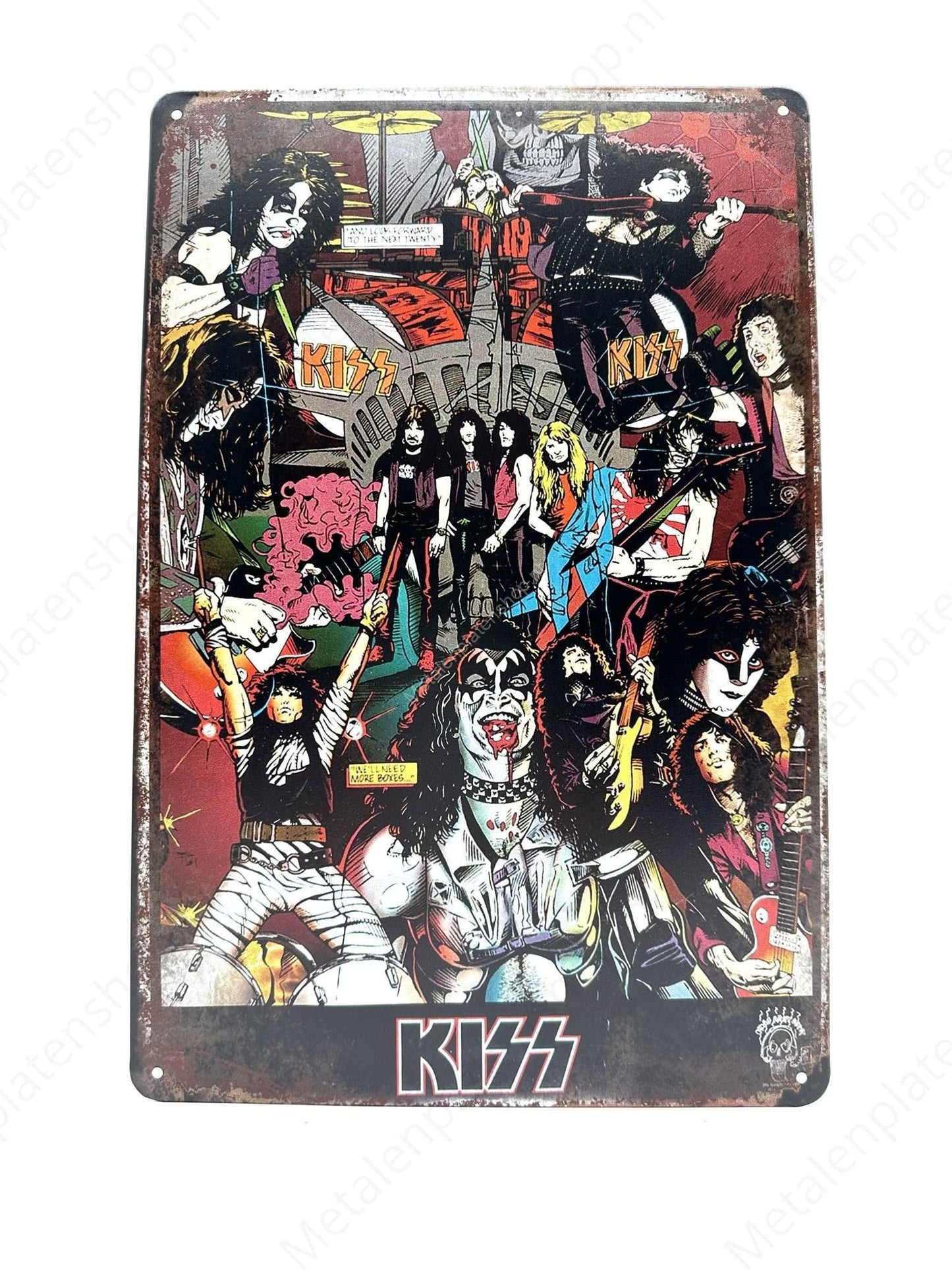 KISS - Metal Wall Sign