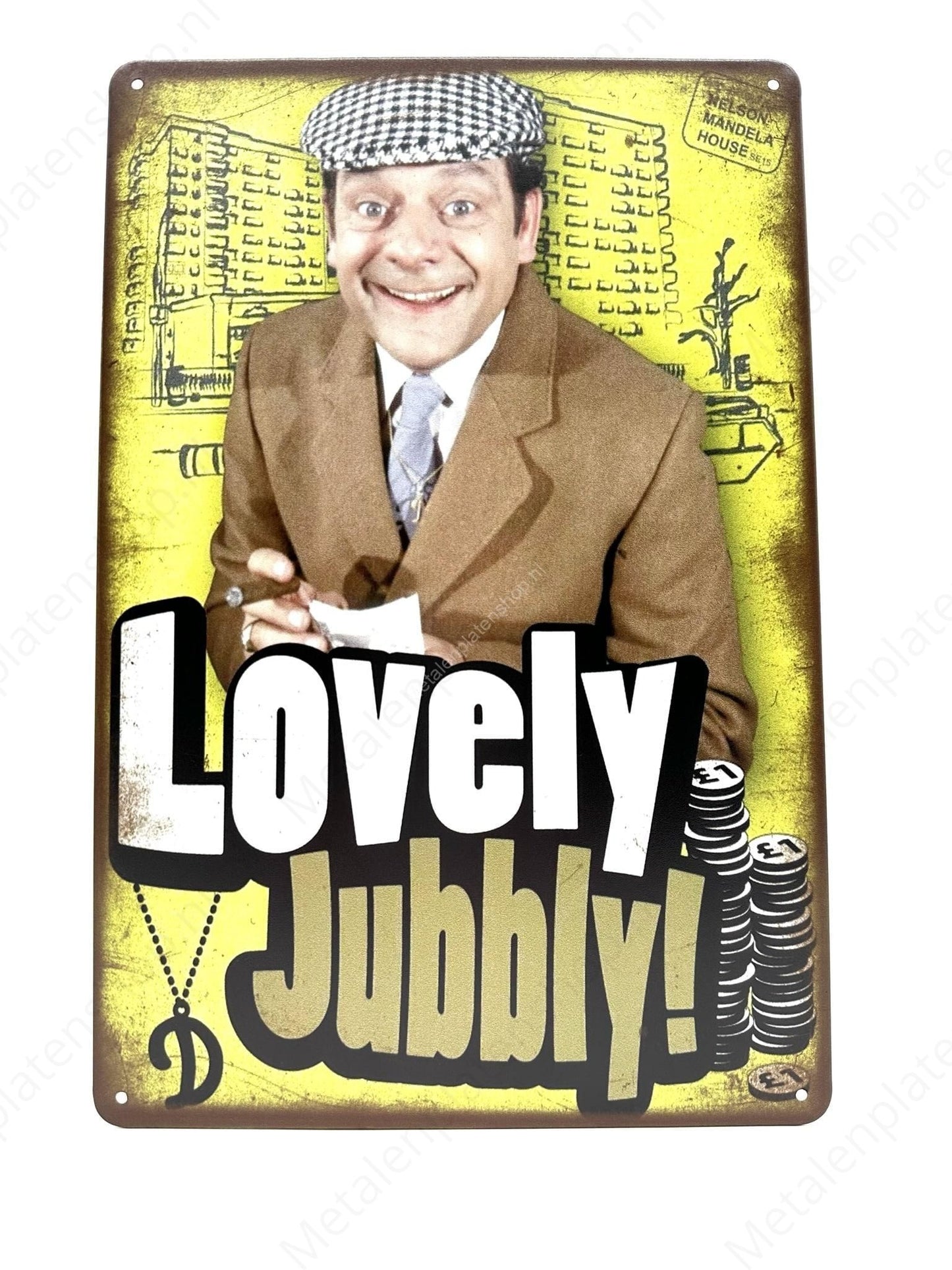 Lovely Jubbly - Metal Wall Sign