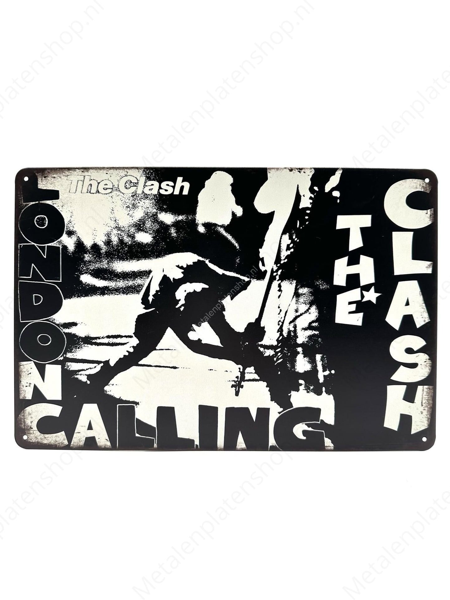 The Clash - London Calling - Metal Wall Sign
