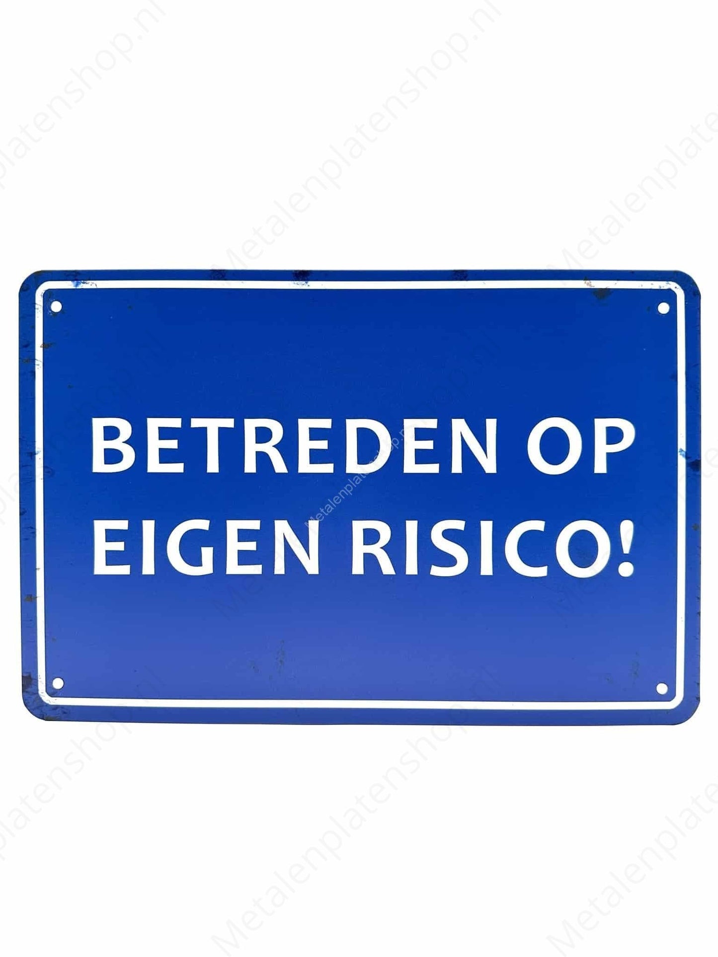 Betreten auf eigene Gefahr!