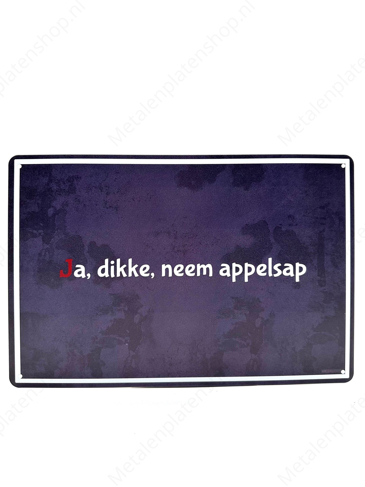 Ja, Dicker, nimm Apfelsaft