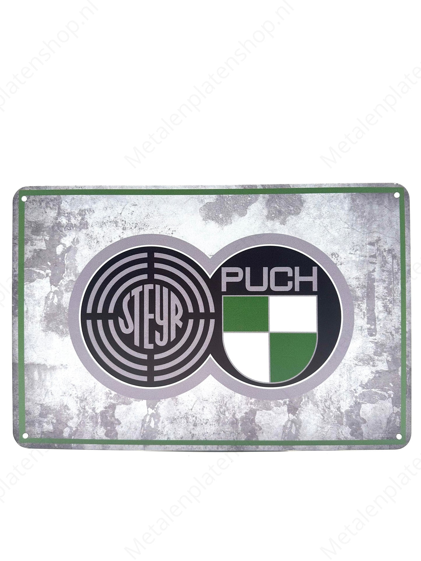 Puch - #1 - Metal Wall Sign