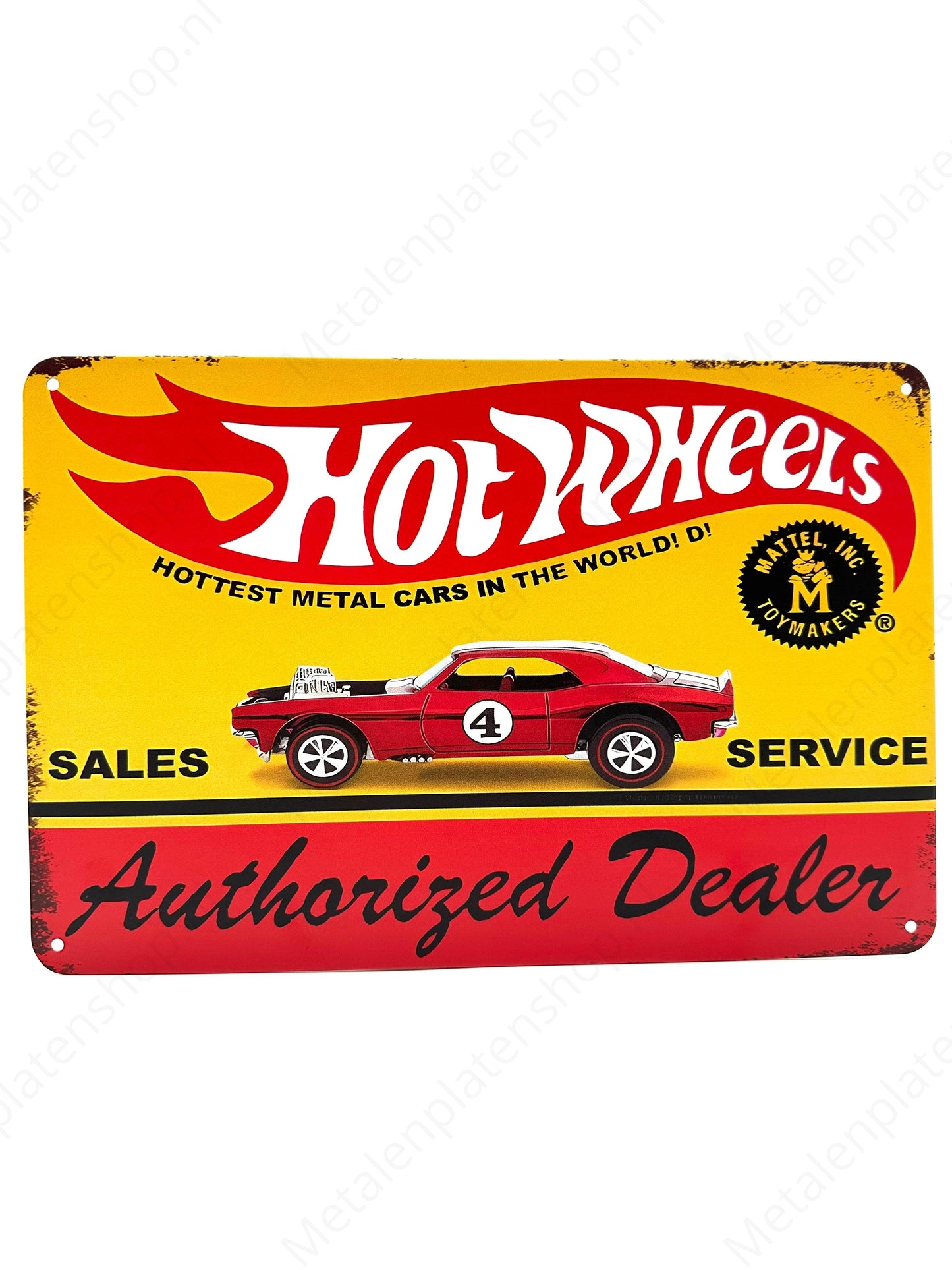 Hot Wheels - 1 - Metal Wall Sign