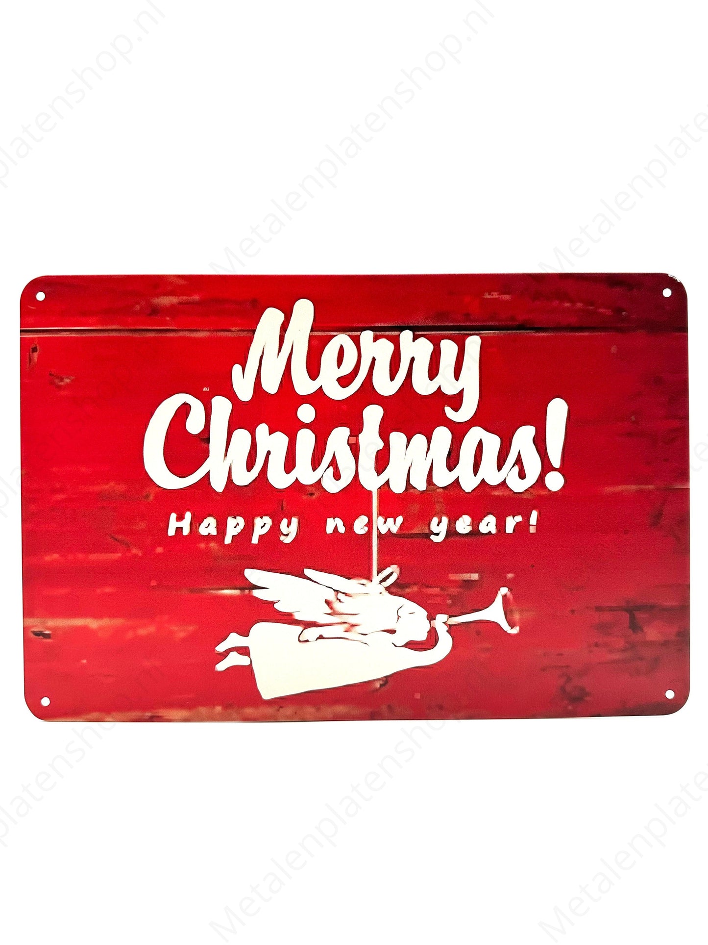 Metal Wall Sign - Merry Christmas