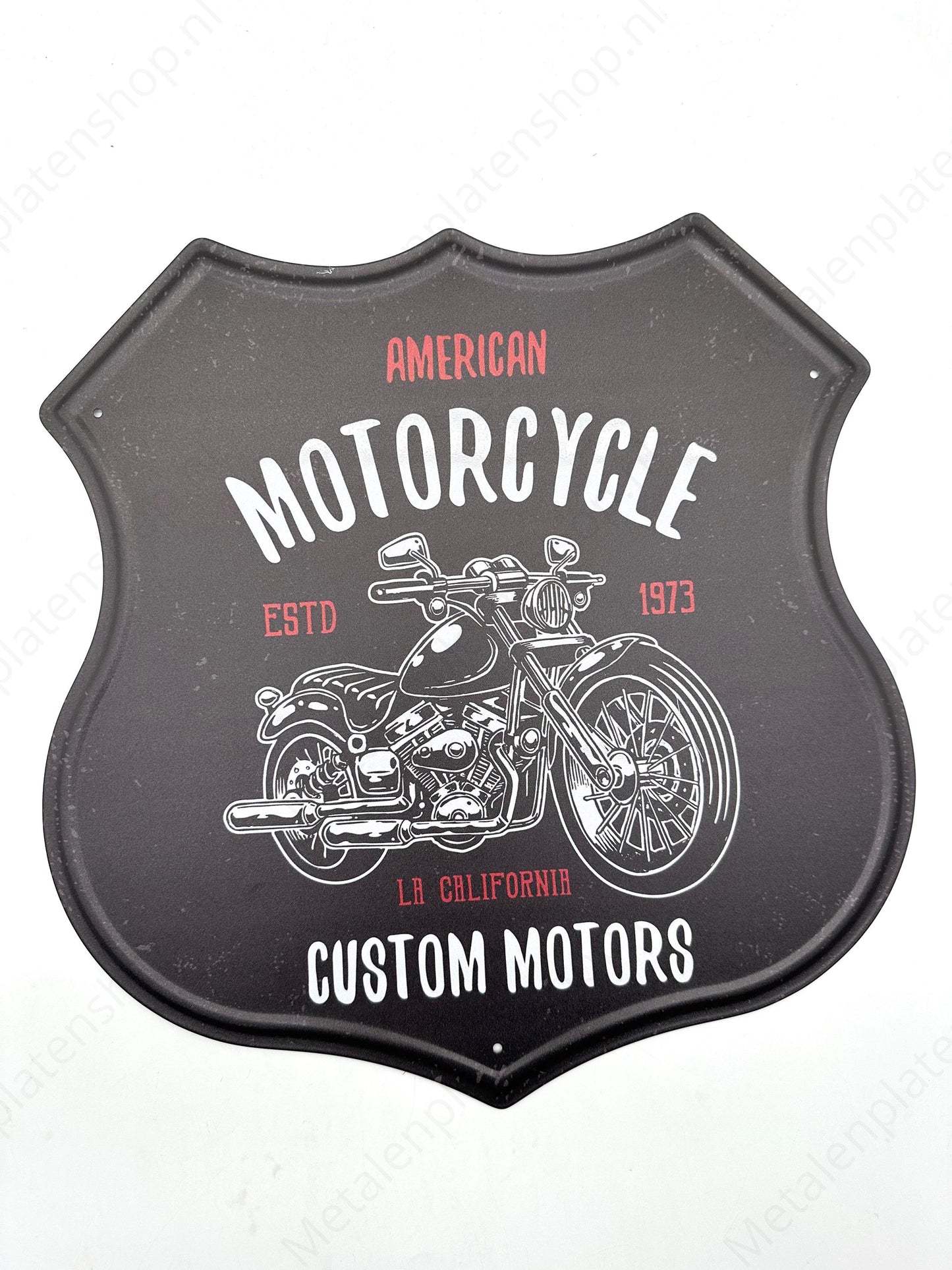 American Motorcycle - Route 66 Style Sign