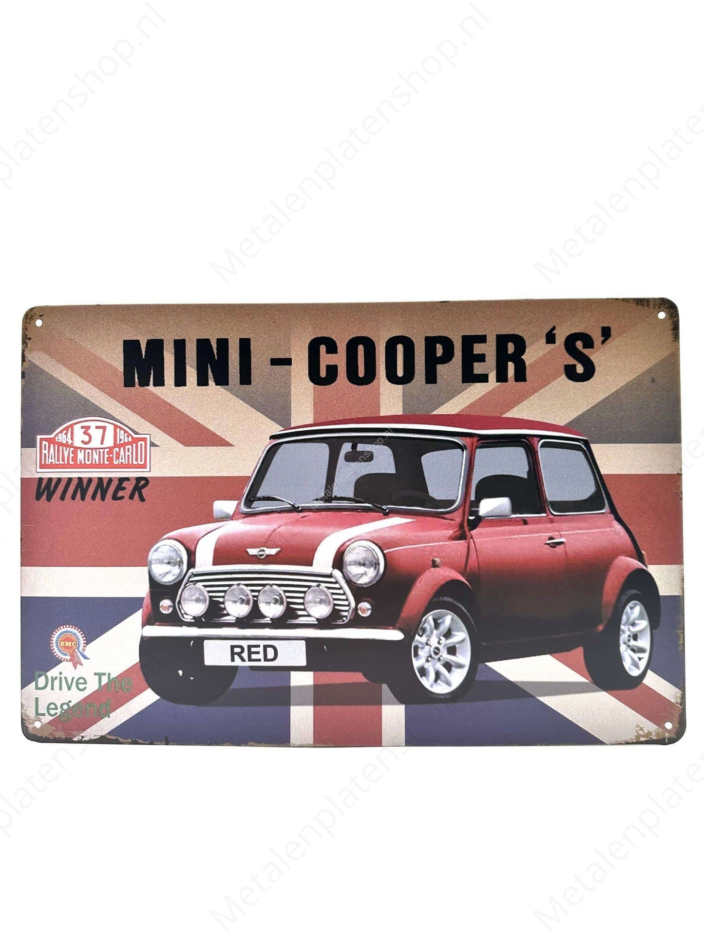 Mini - Cooper's - Metal Wall Sign