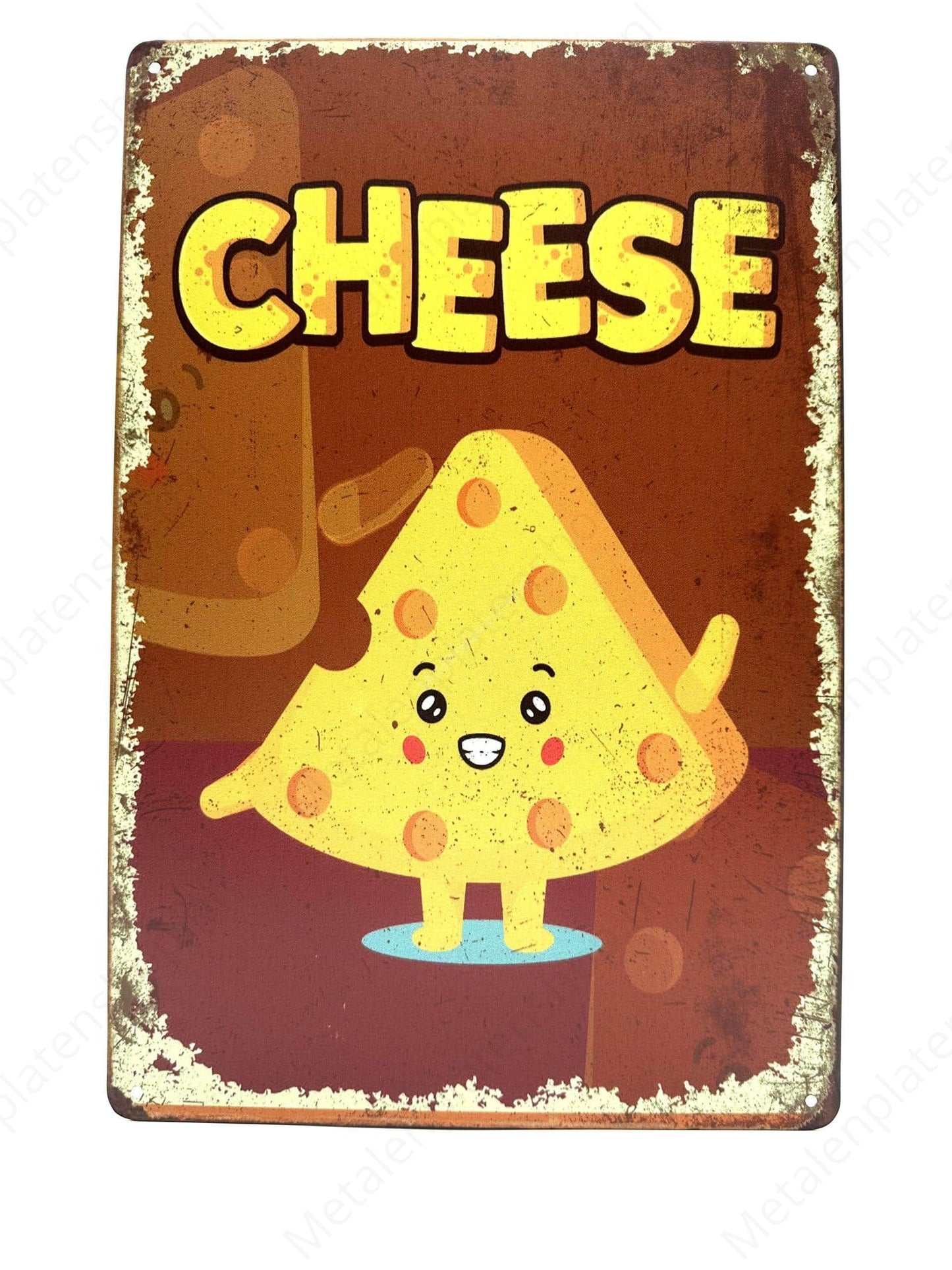 Cheese - Metal Wall Sign