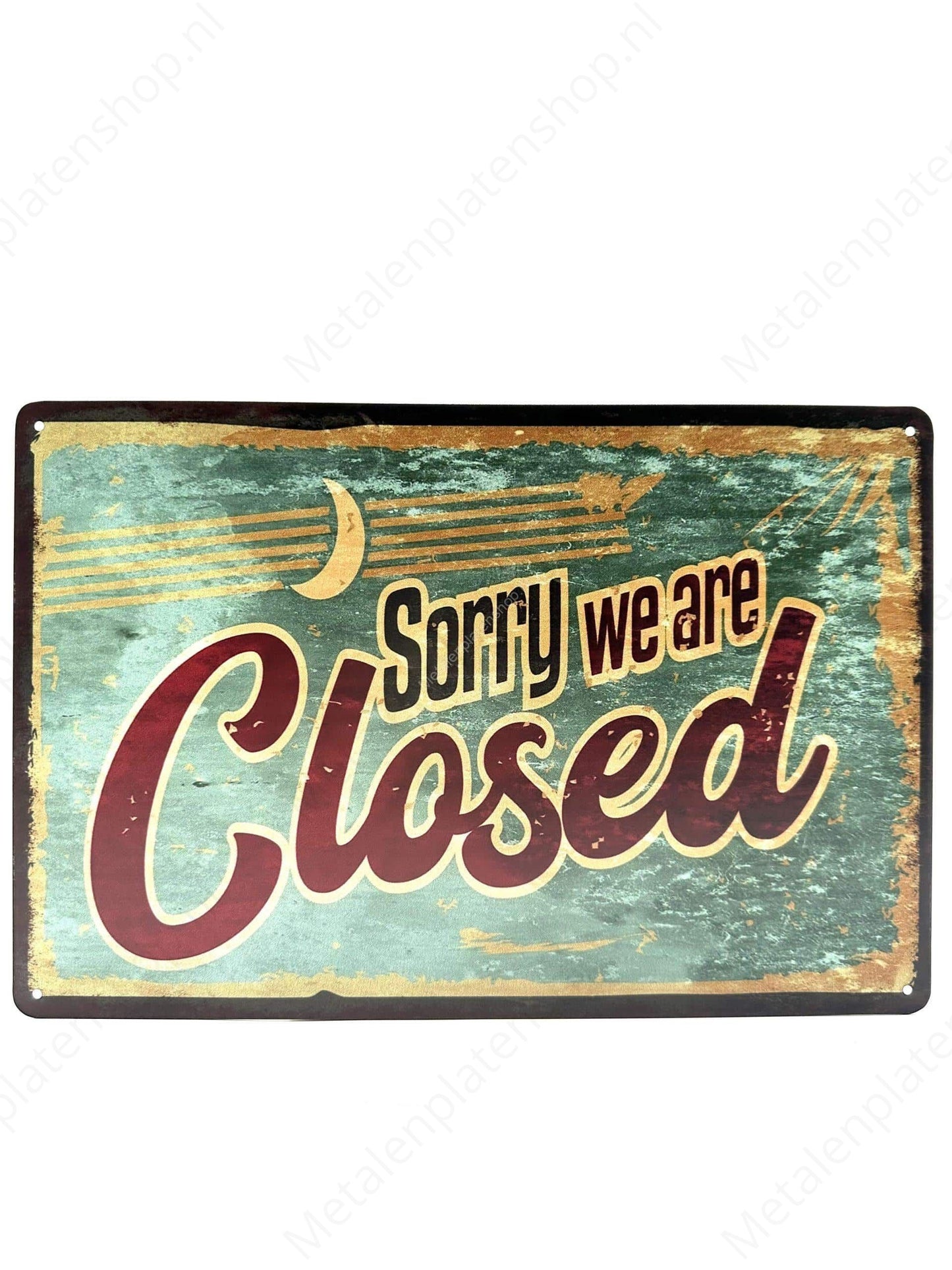 Sorry we are closed