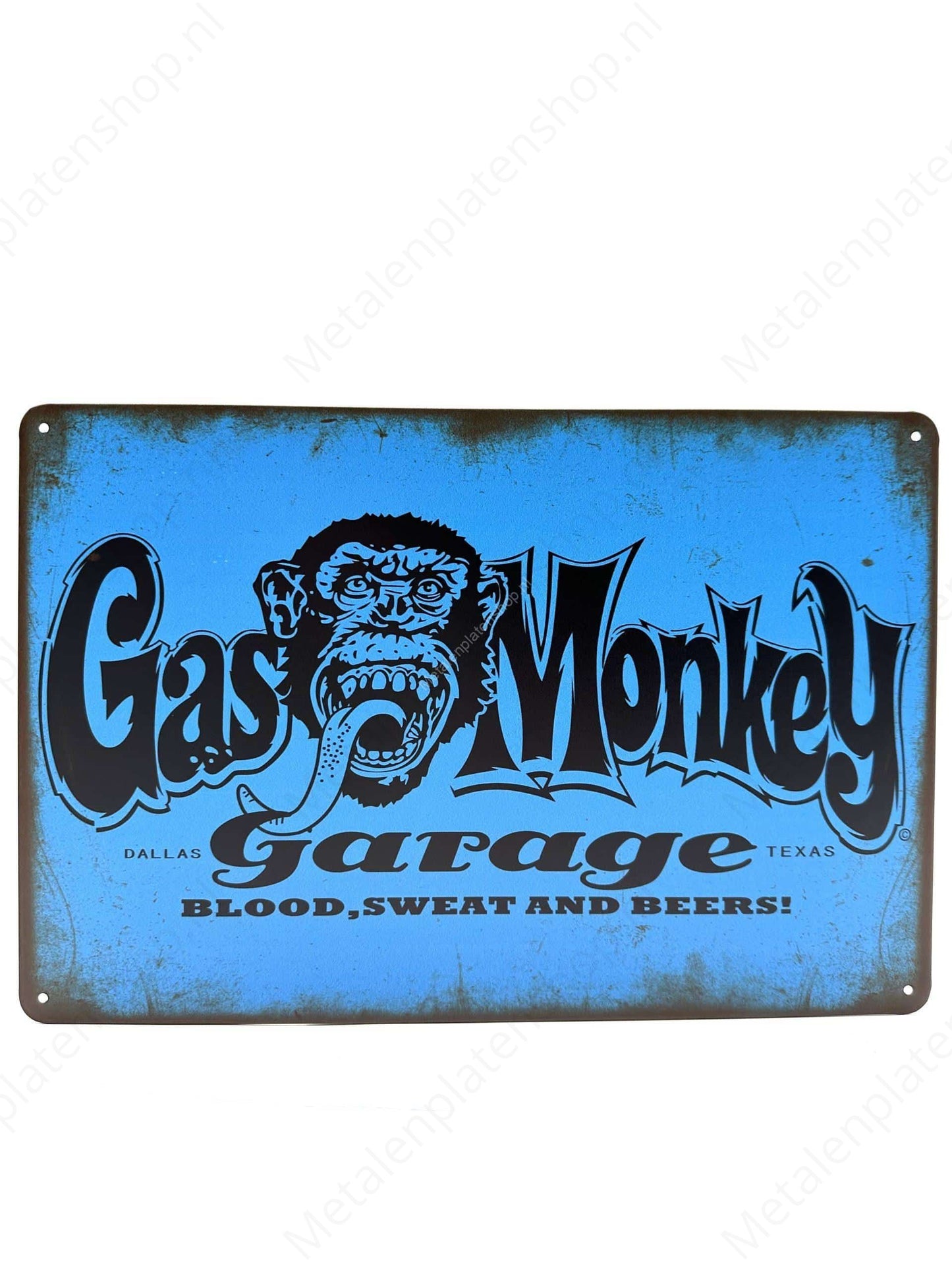 Gas Monkey - Metal Wall Sign