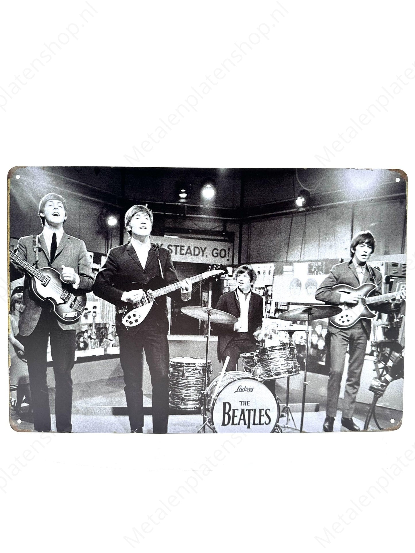 The Beatles - Metal Wall Sign