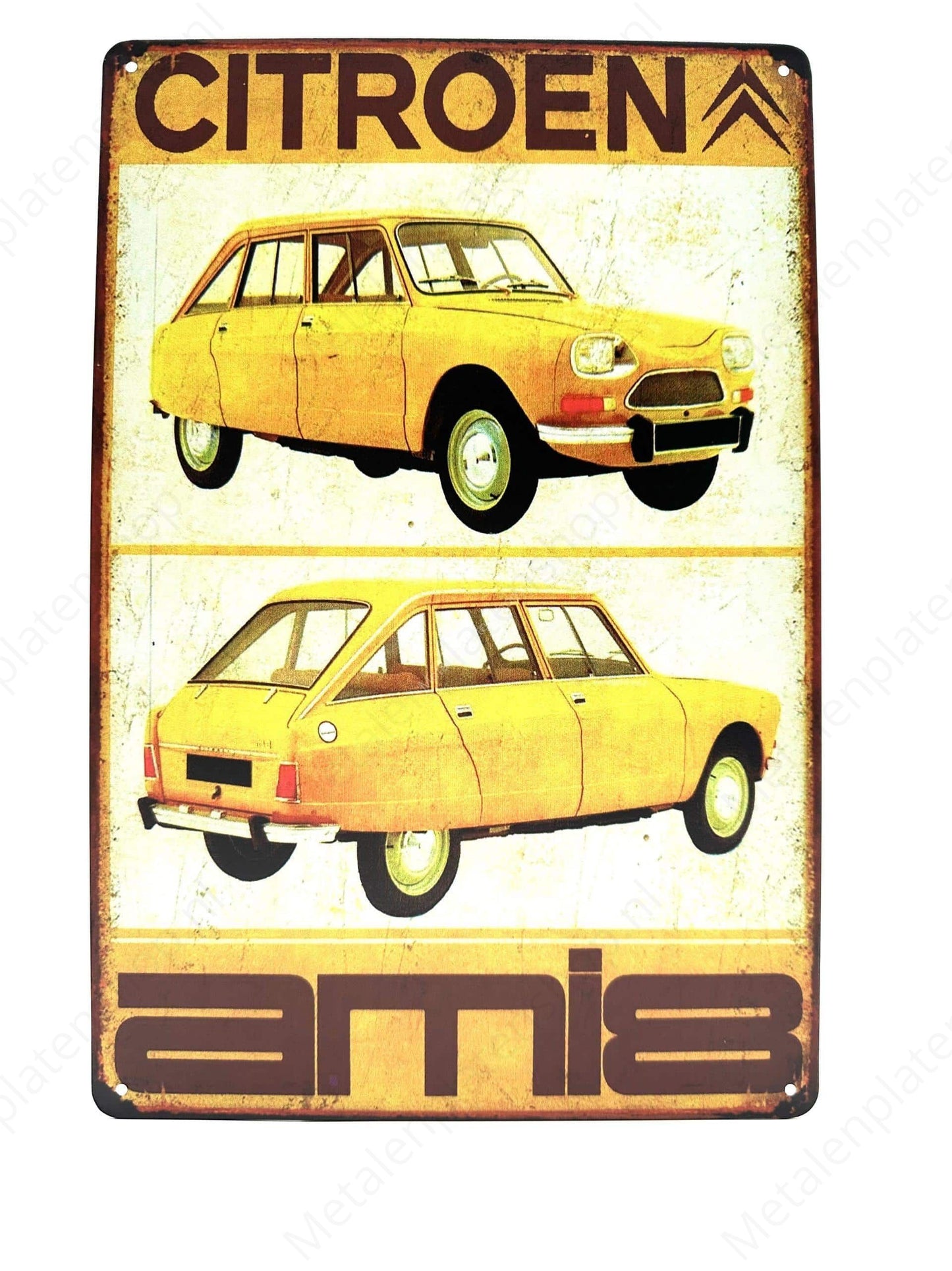 Citroën ami8 - Metal Wall Sign