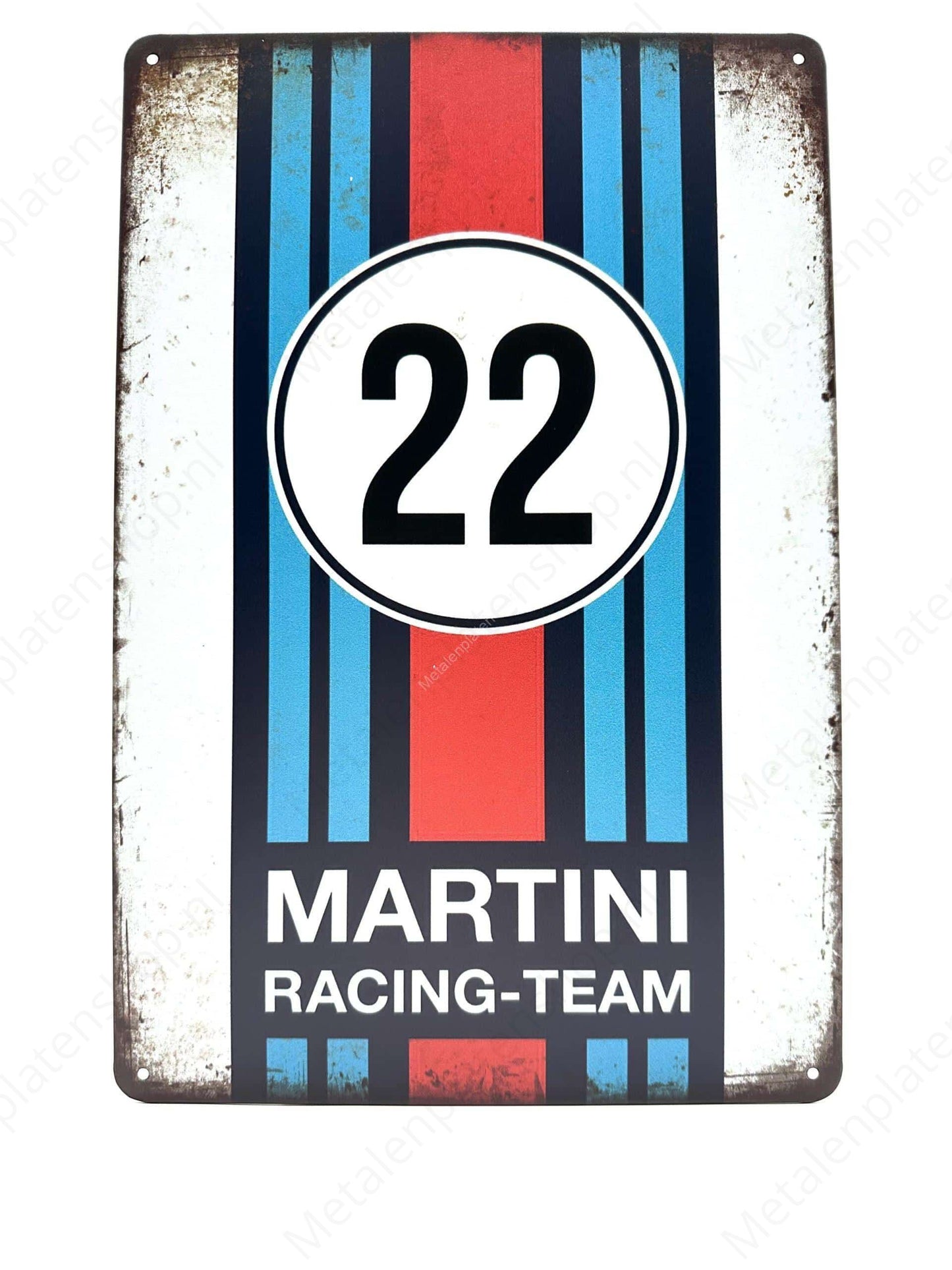 Martini racing - team - Metal wall sign